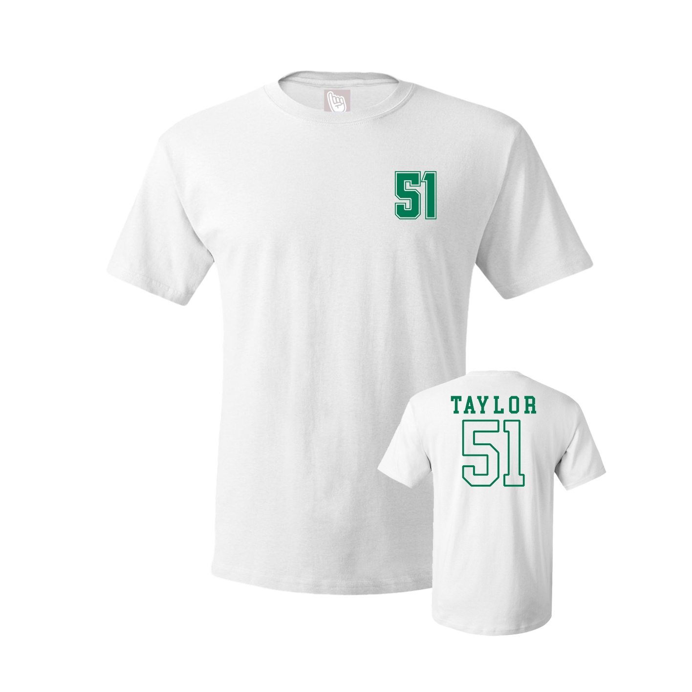 Tee — Chest Back in White