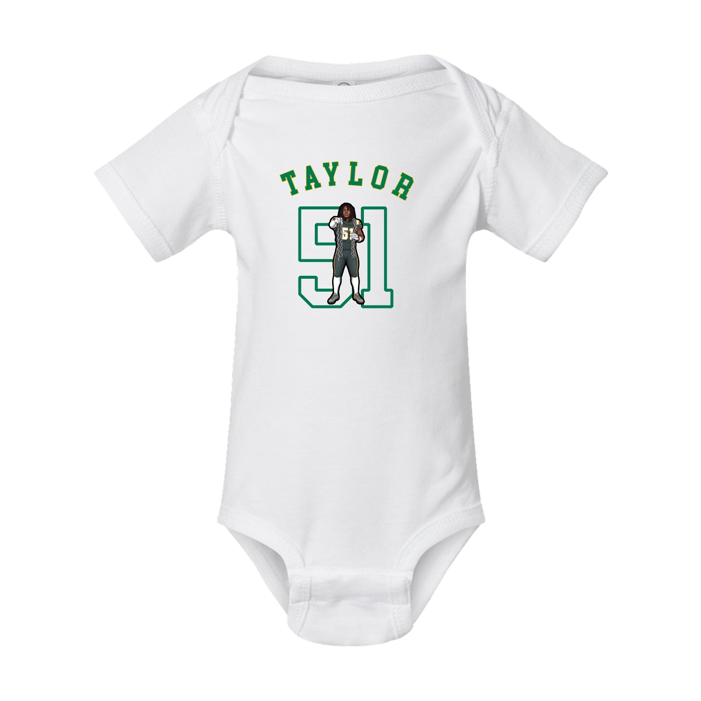 Baby Onesie — Shirsey Arch in White