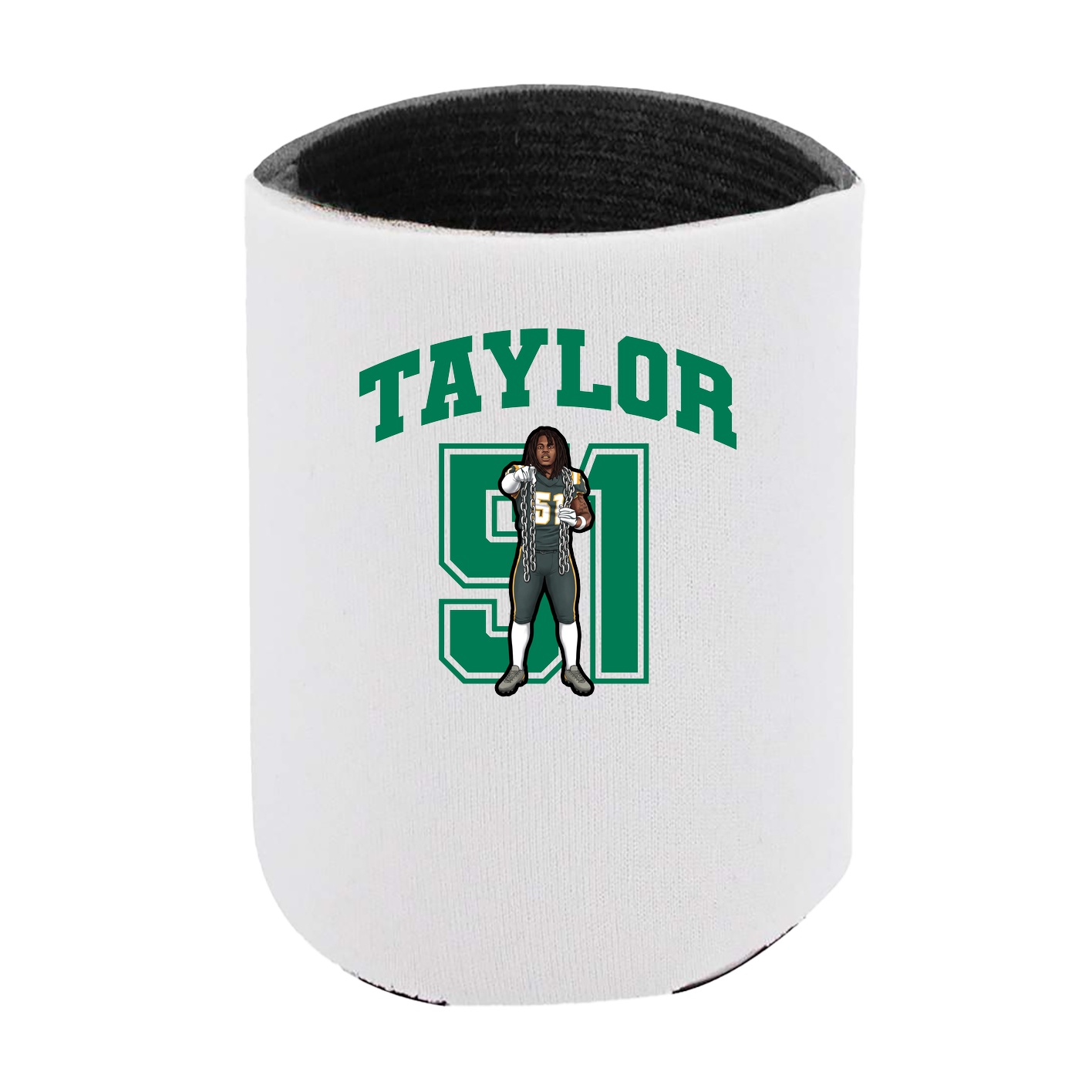 Can Holder — Number in White