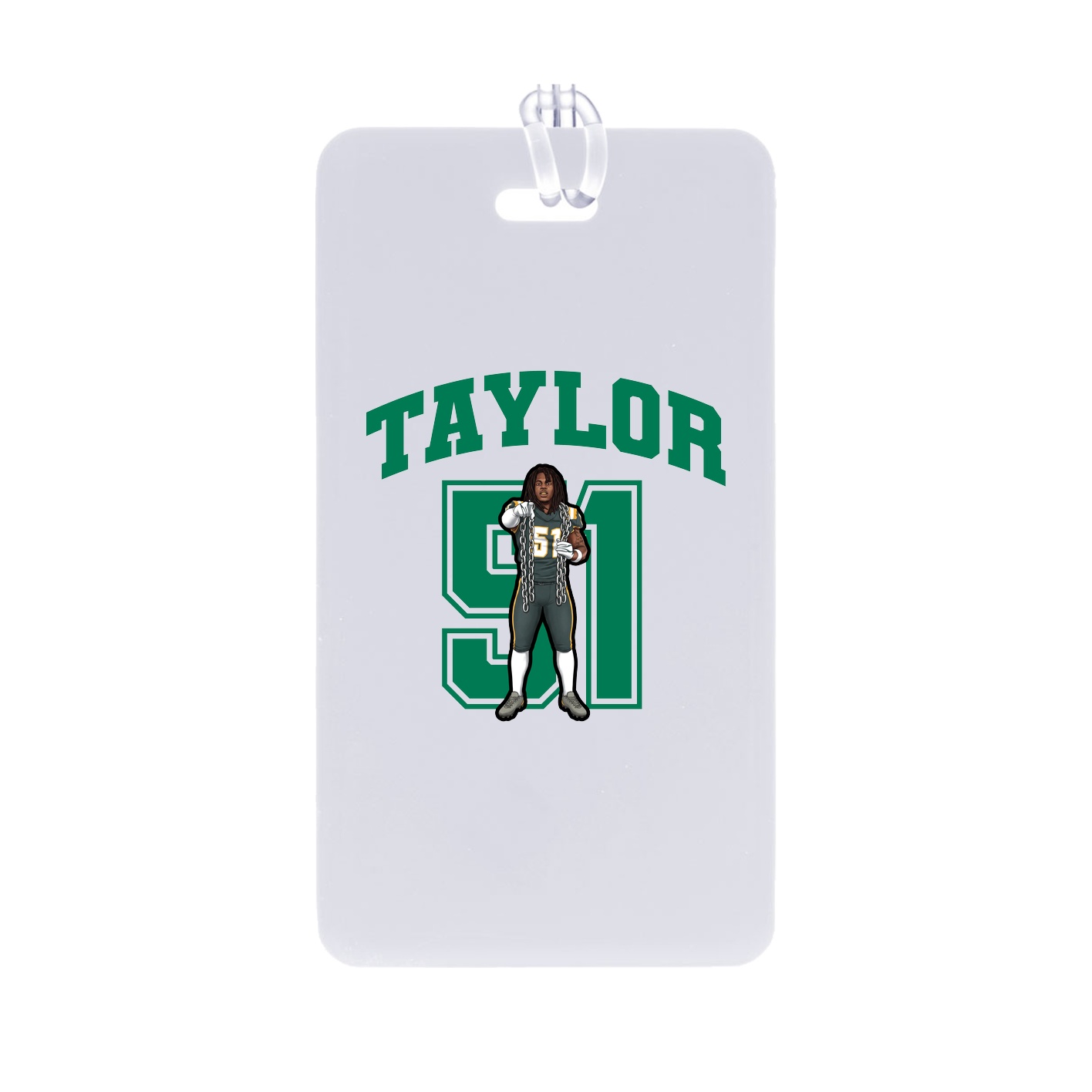 Bag Tag — Number in Classic