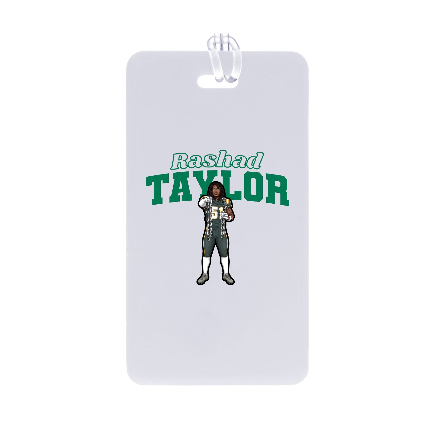 Bag Tag — Name Arch in Classic