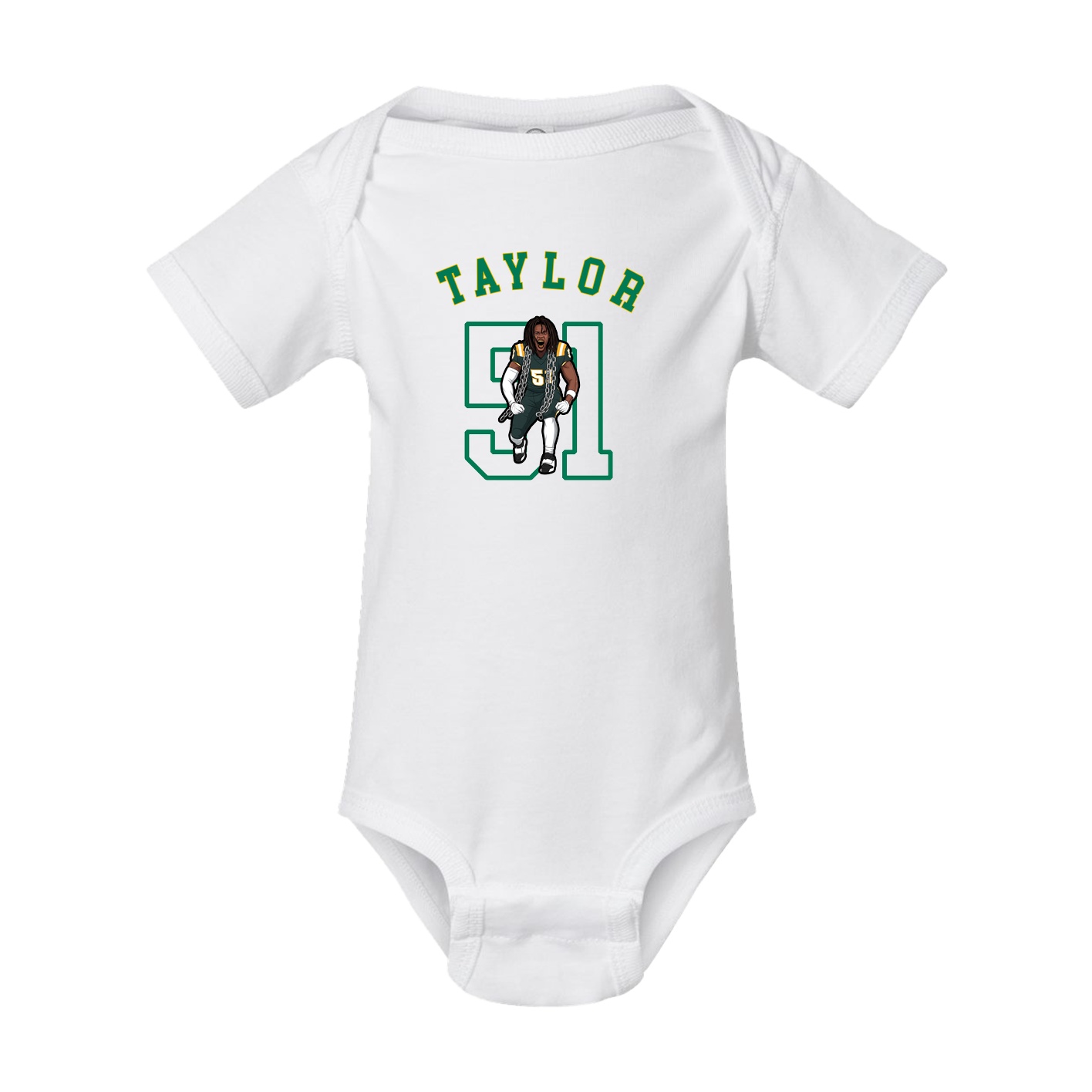 Baby Onesie — Shirsey Arch in White