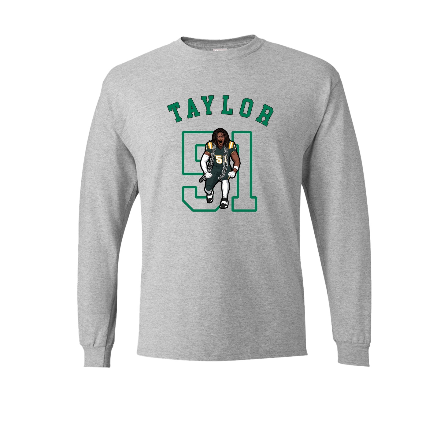 Long Sleeve Tee — Shirsey Arch in Grey