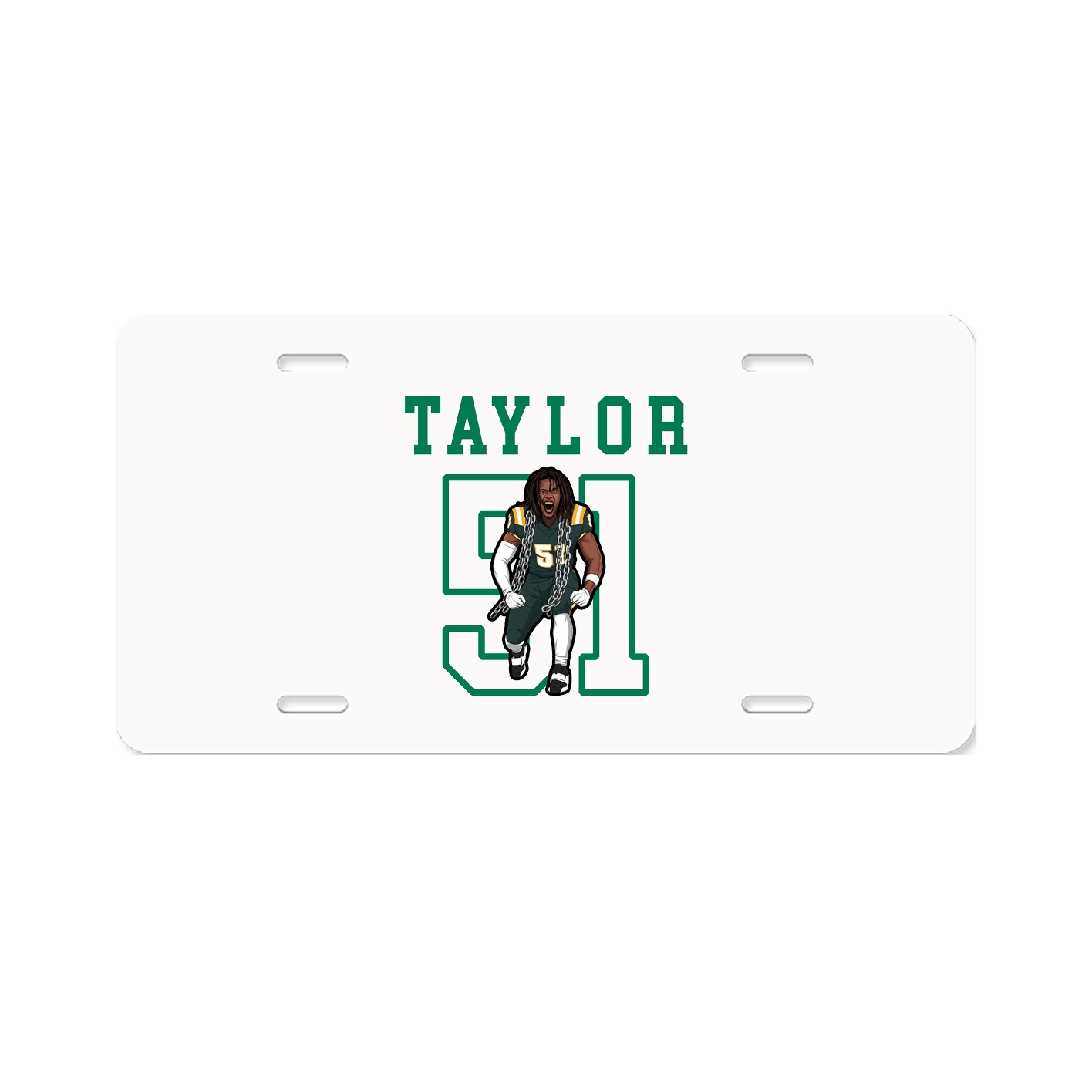 License Plate — Shirsey in Classic