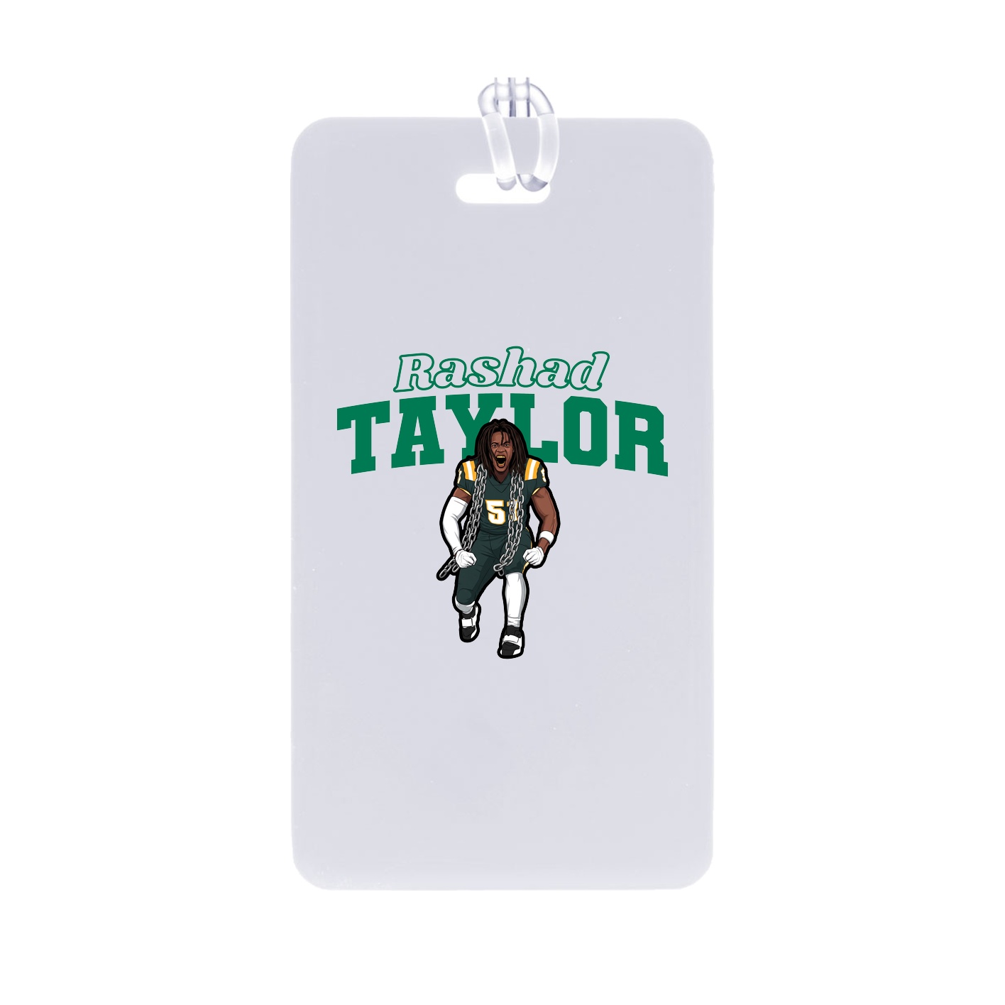 Bag Tag — Name Arch in Classic