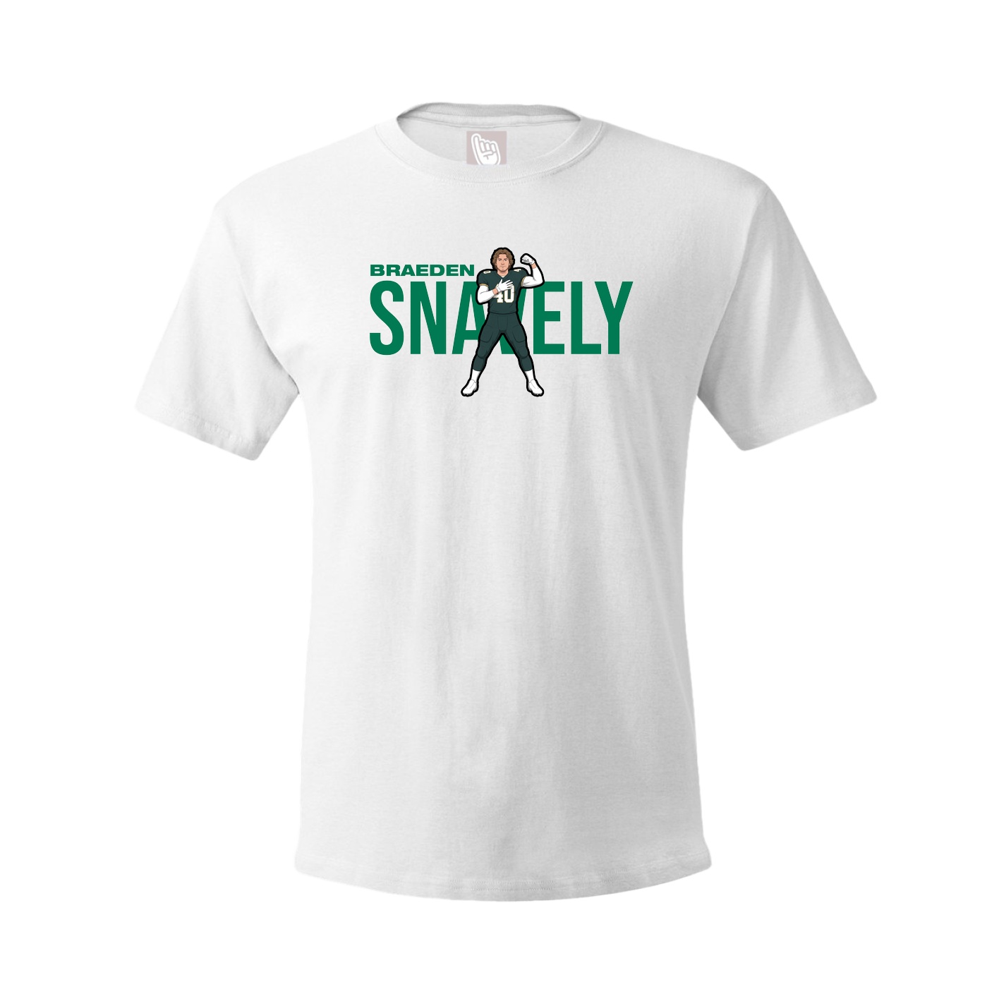 Youth Tee — Player Name in White