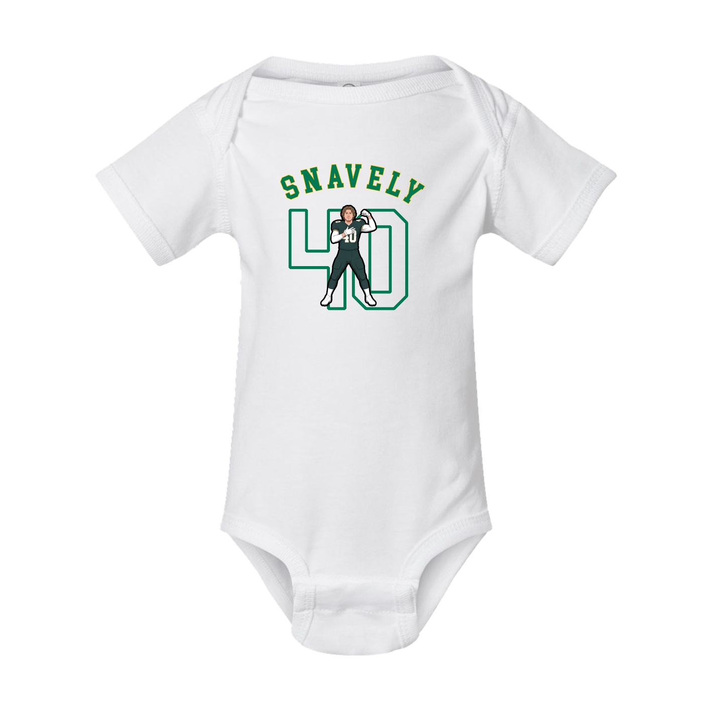 Baby Onesie — Shirsey Arch in White