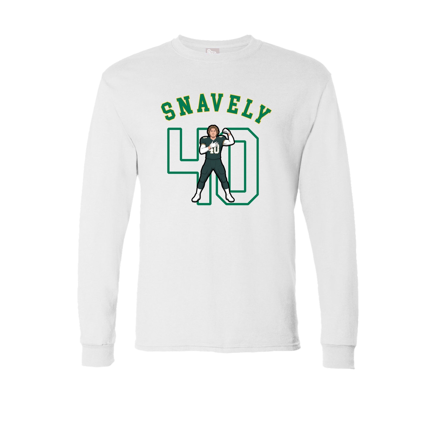 Long Sleeve Tee — Shirsey Arch in White