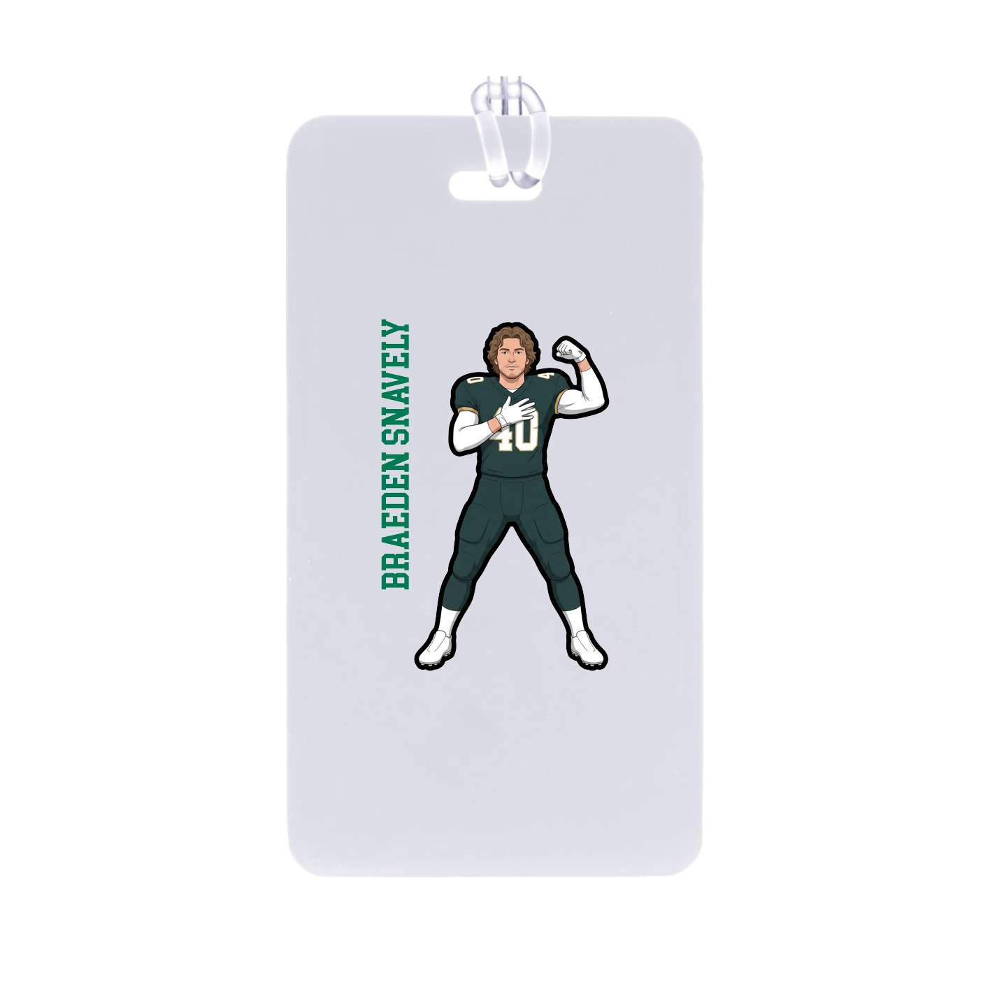 Bag Tag — Name Vertical in Classic