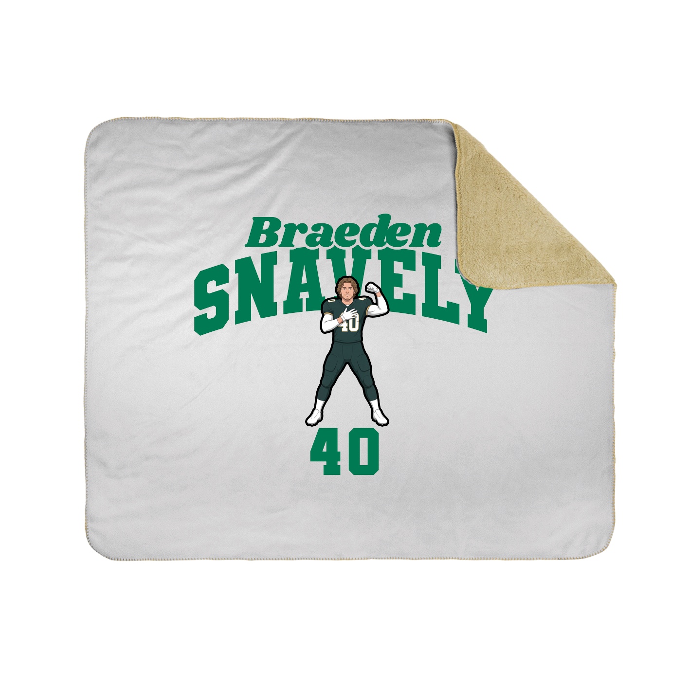Throw Blanket — Signature Arch in White