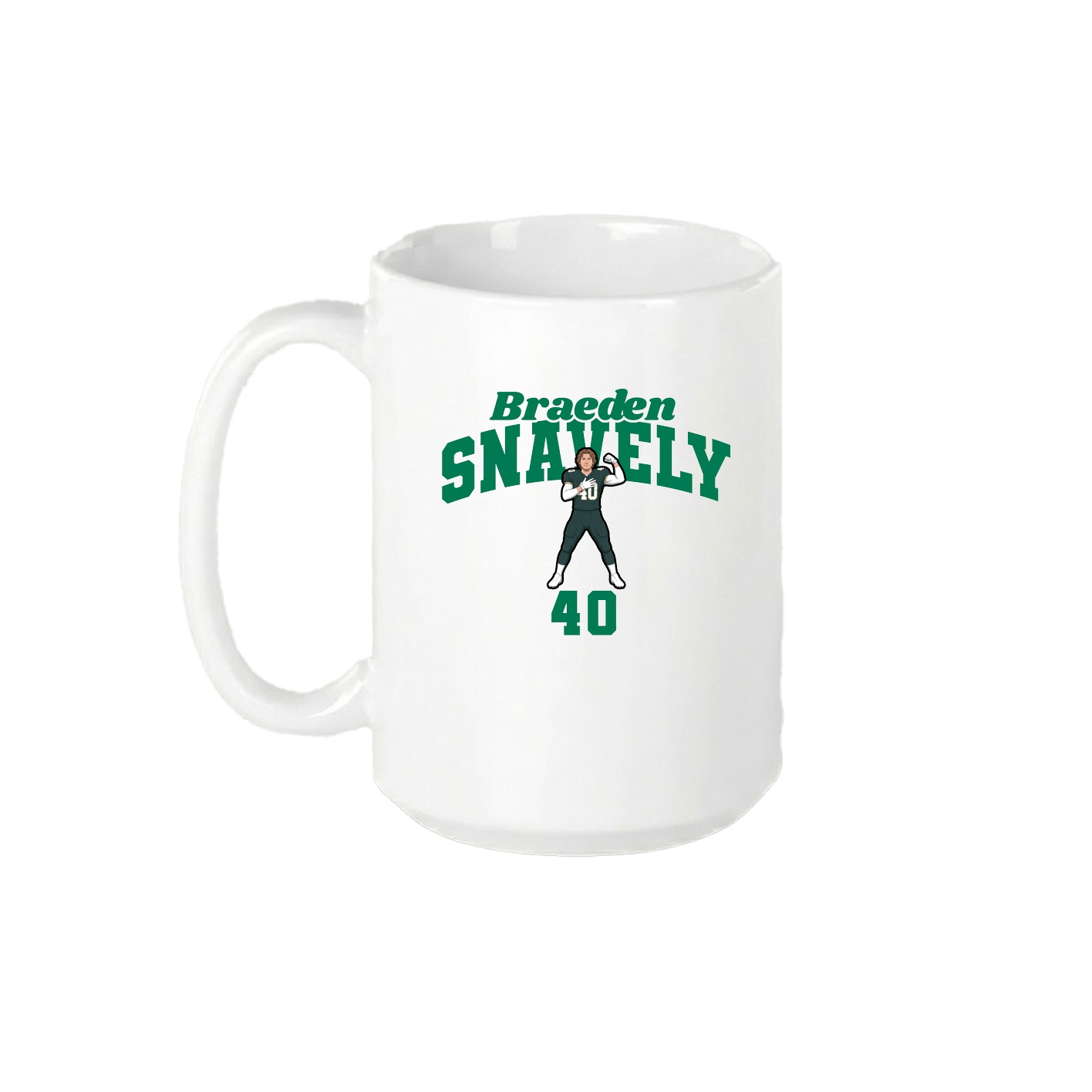 15oz Coffee Mug — Signature Arch in White
