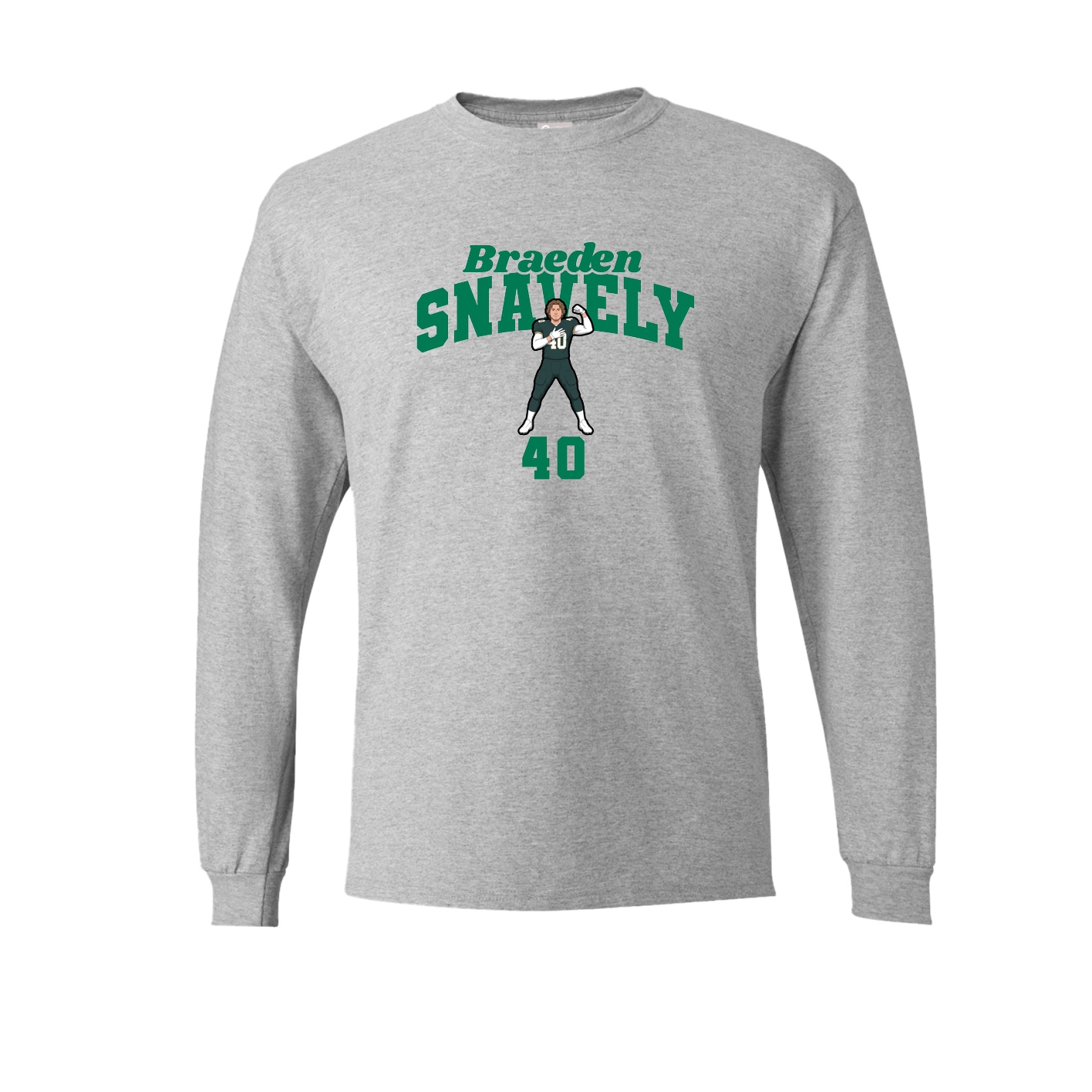 Long Sleeve Tee — Signature Arch in Grey