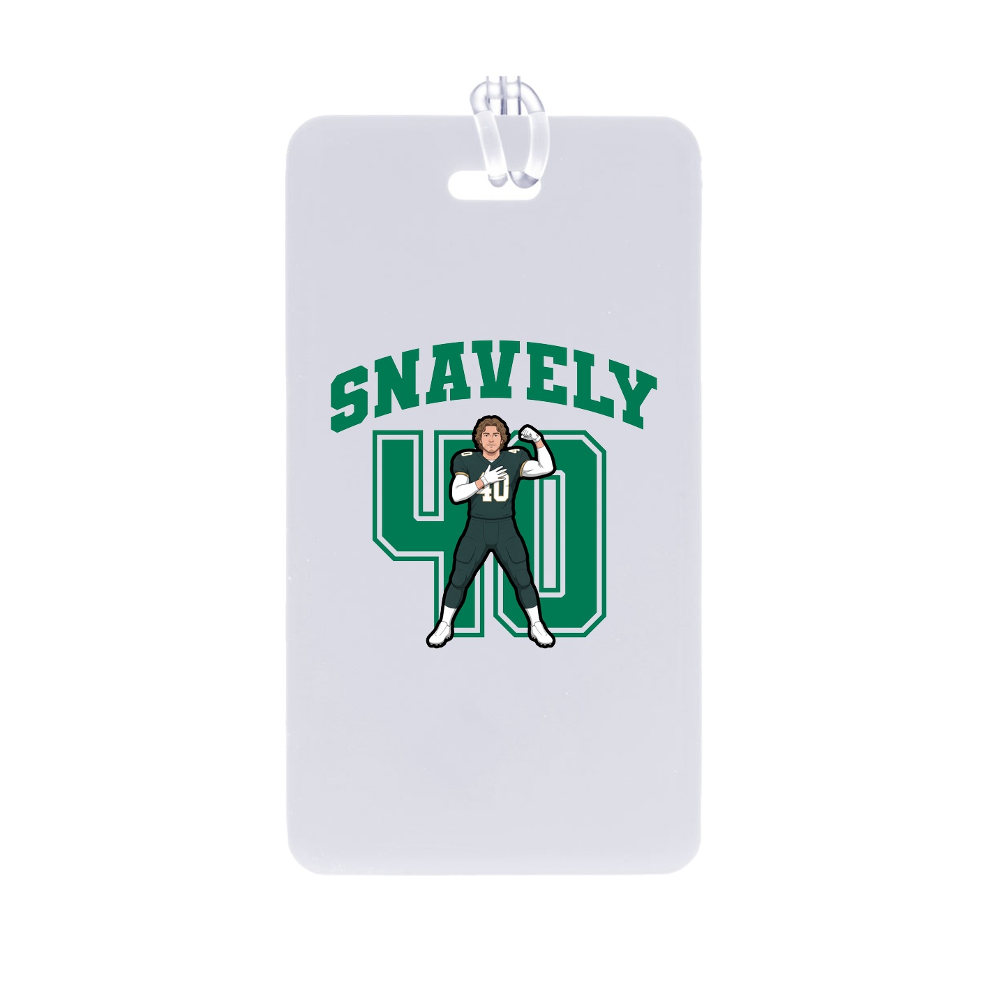 Bag Tag — Number in Classic