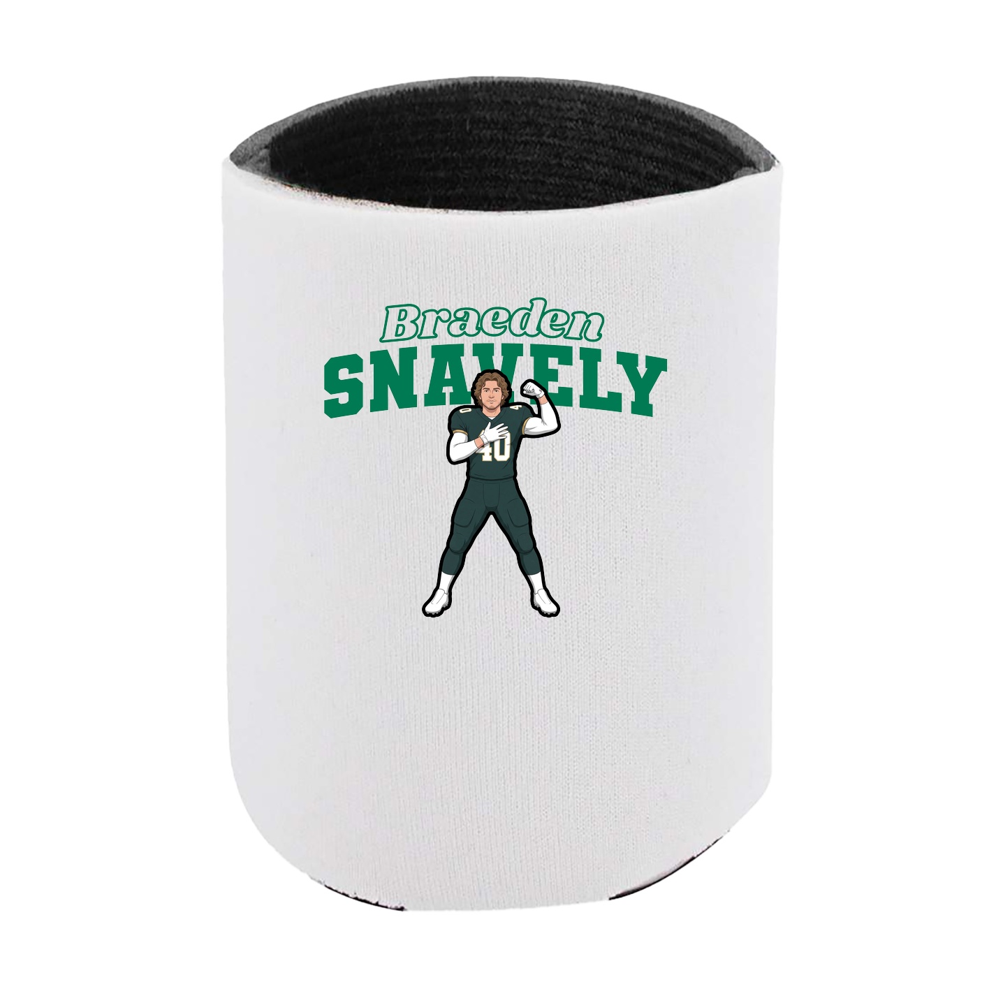 Can Holder — Name Arch in White