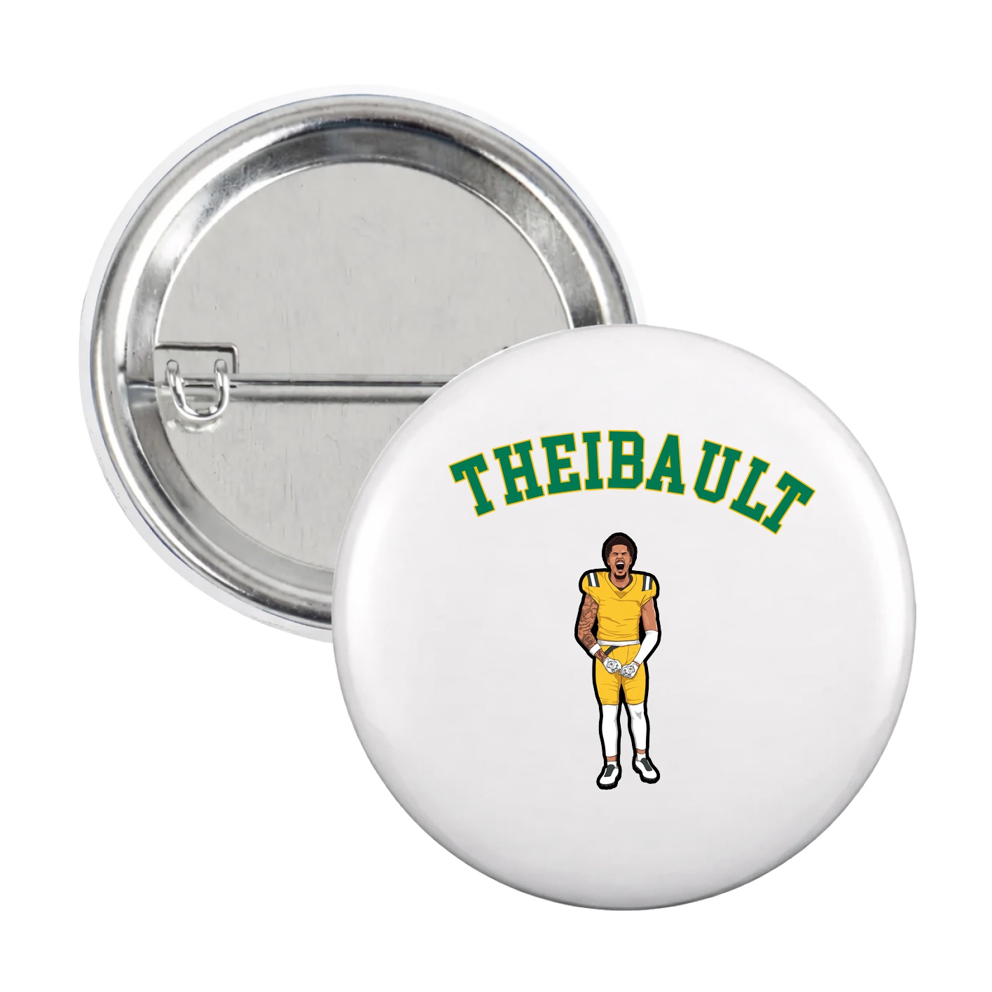 Game Day Button — Shirsey Arch in White