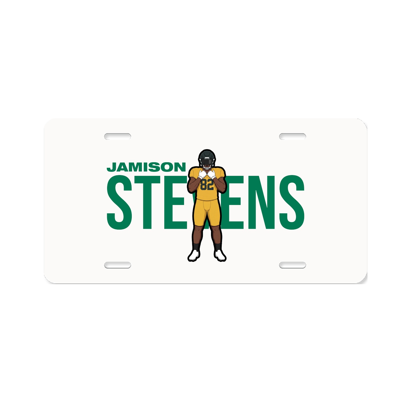 License Plate — Player Name in Classic