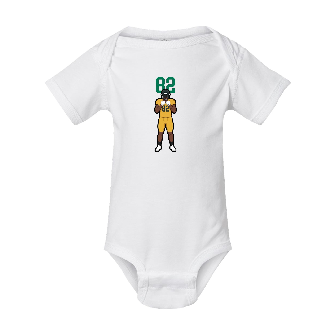 Baby Onesie — Number Top in White