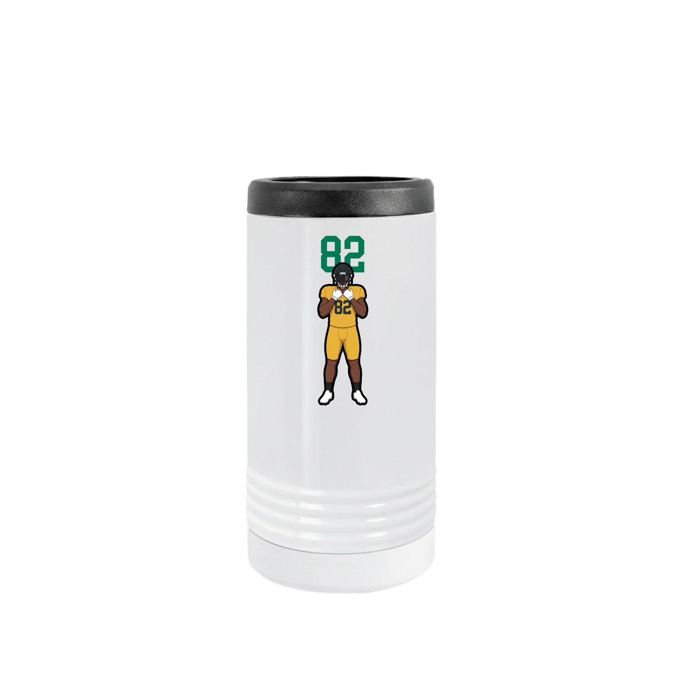 Slim Beverage Holder — Number Top in White