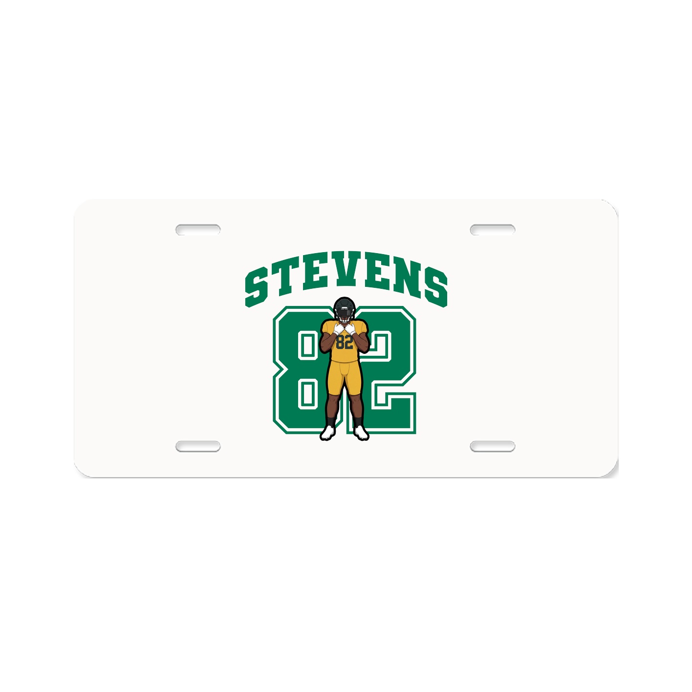 License Plate — Number in Classic
