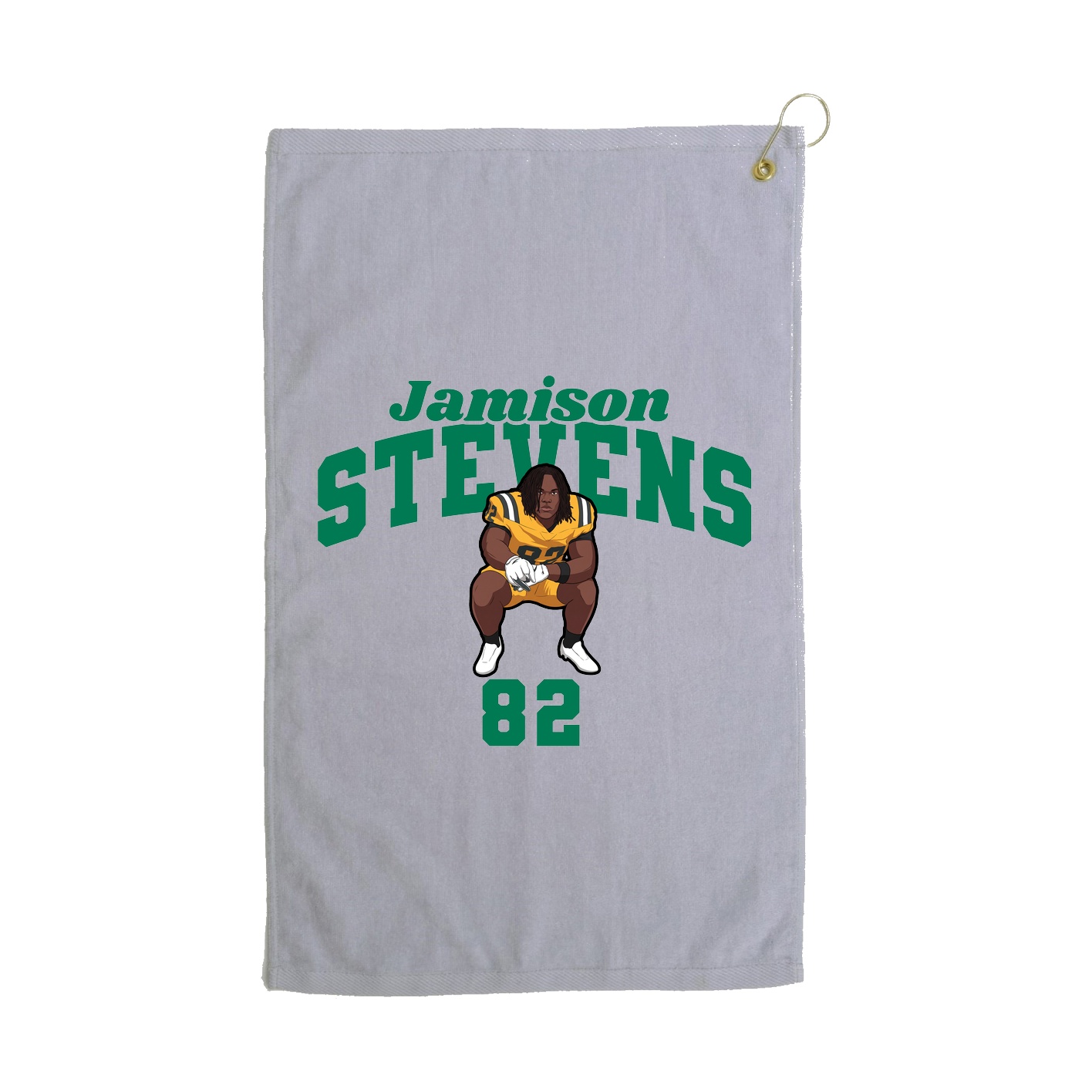 Golf Towel — Signature Arch in Grey