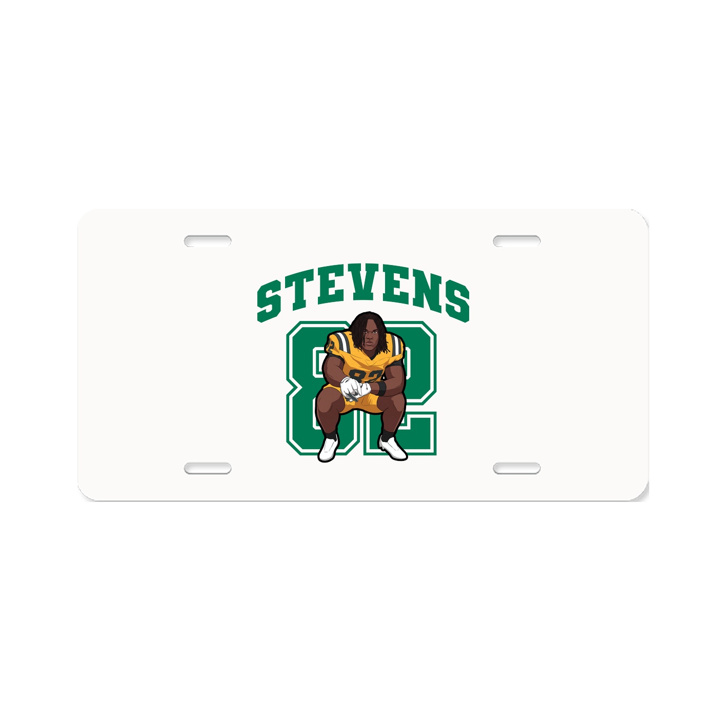 License Plate — Number in Classic