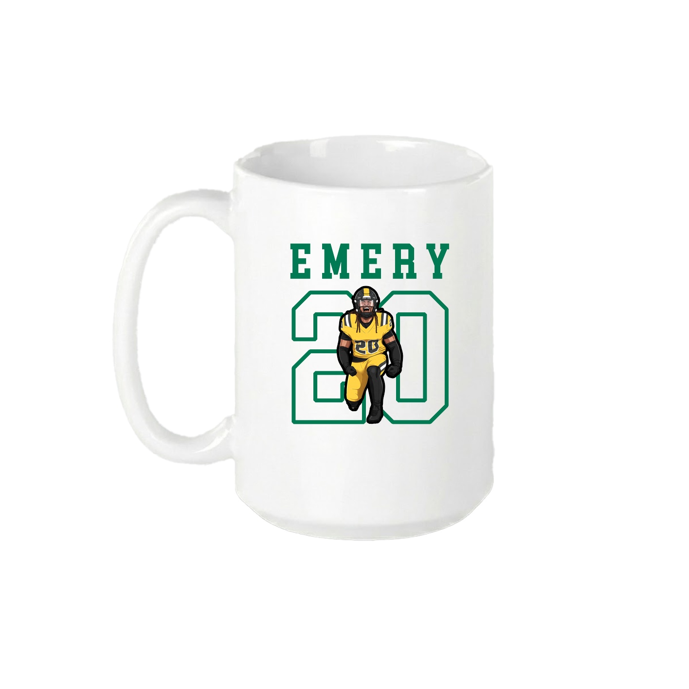 15oz Coffee Mug — Shirsey in White