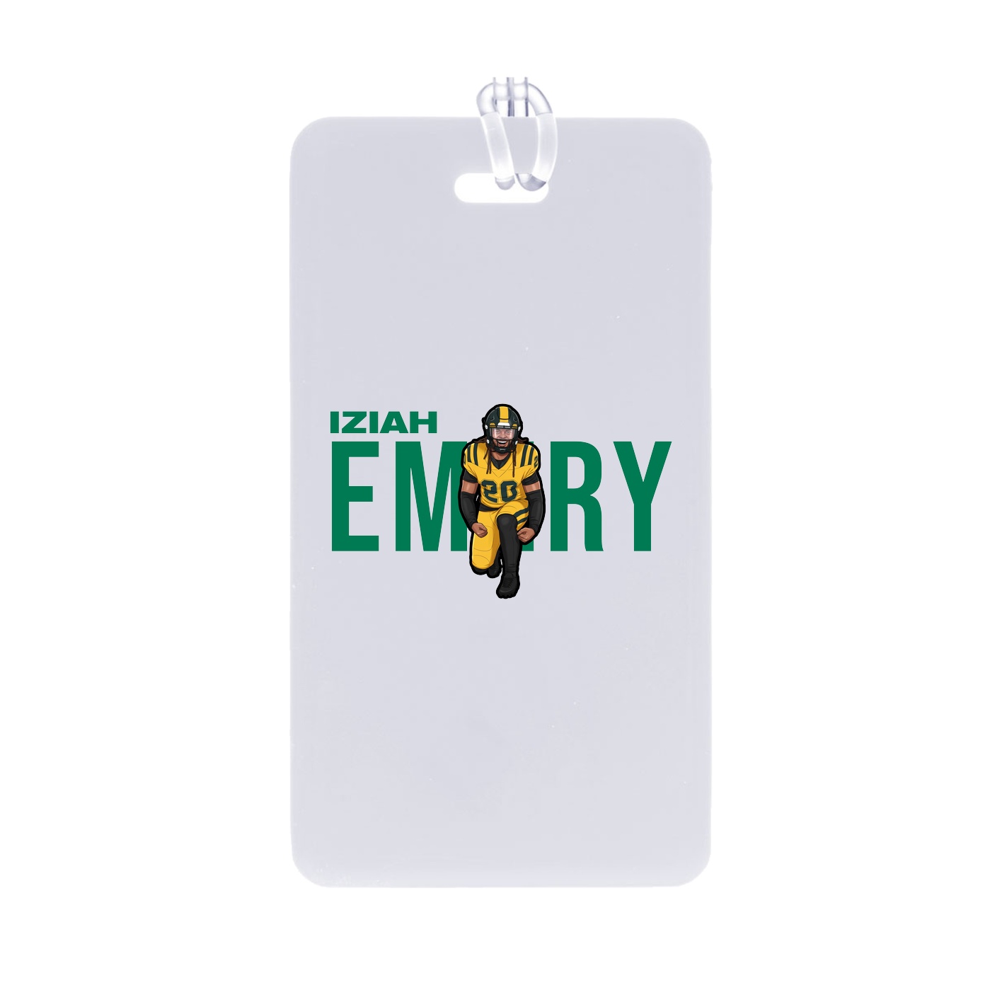 Bag Tag — Player Name in Classic