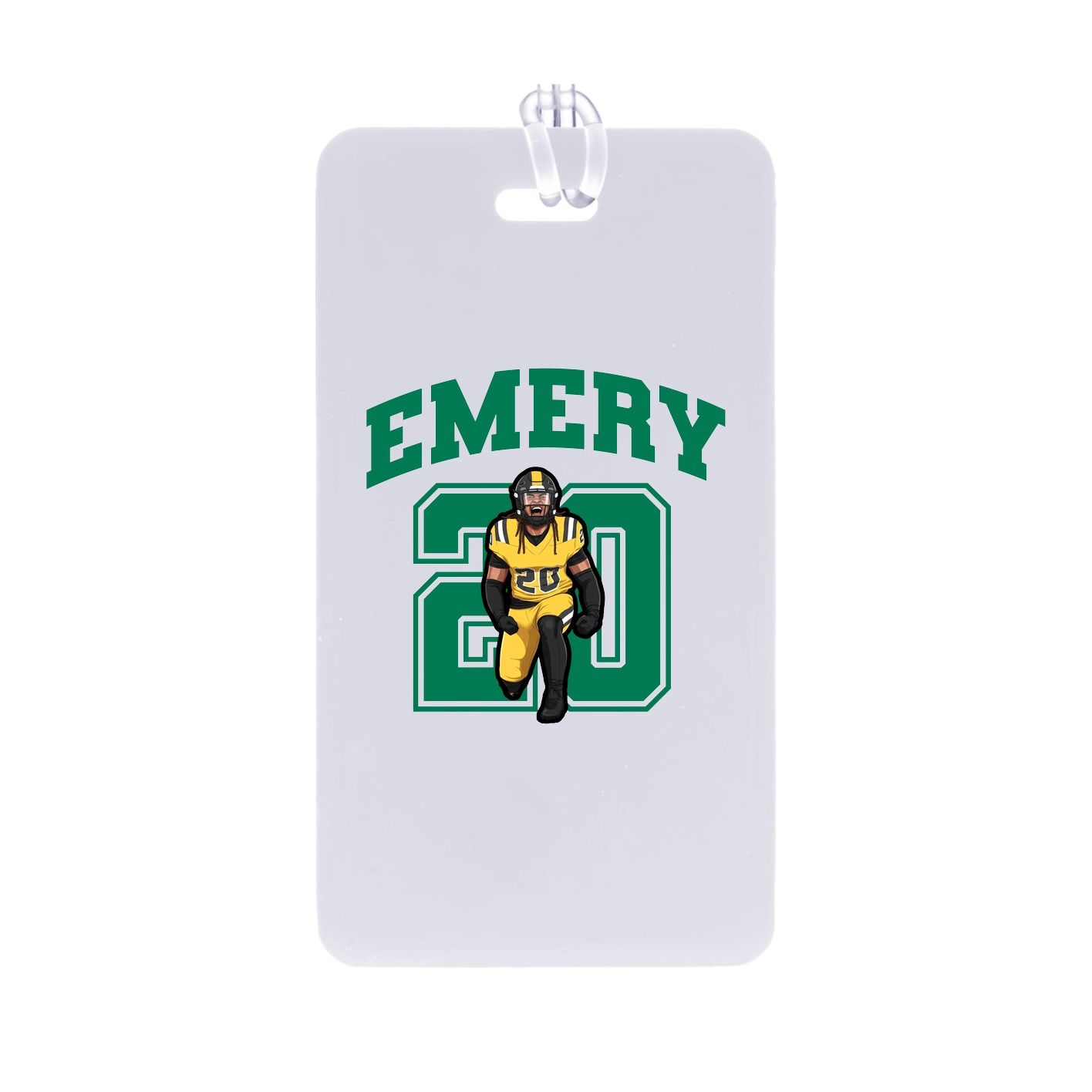 Bag Tag — Number in Classic