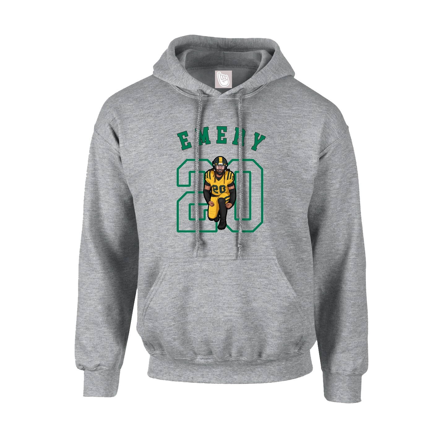 Youth Hoodie — Shirsey Arch in Grey