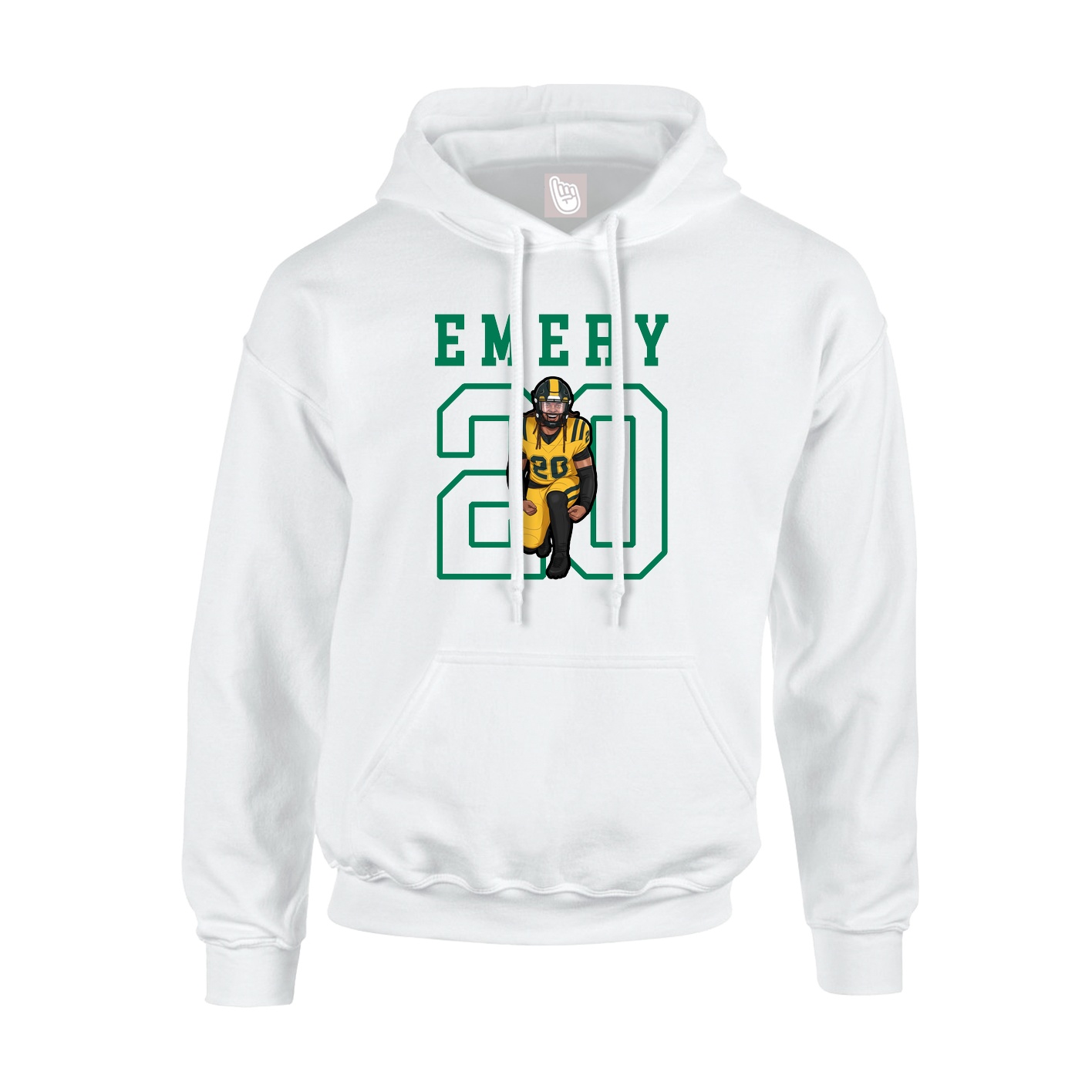 Youth Hoodie — Shirsey in White
