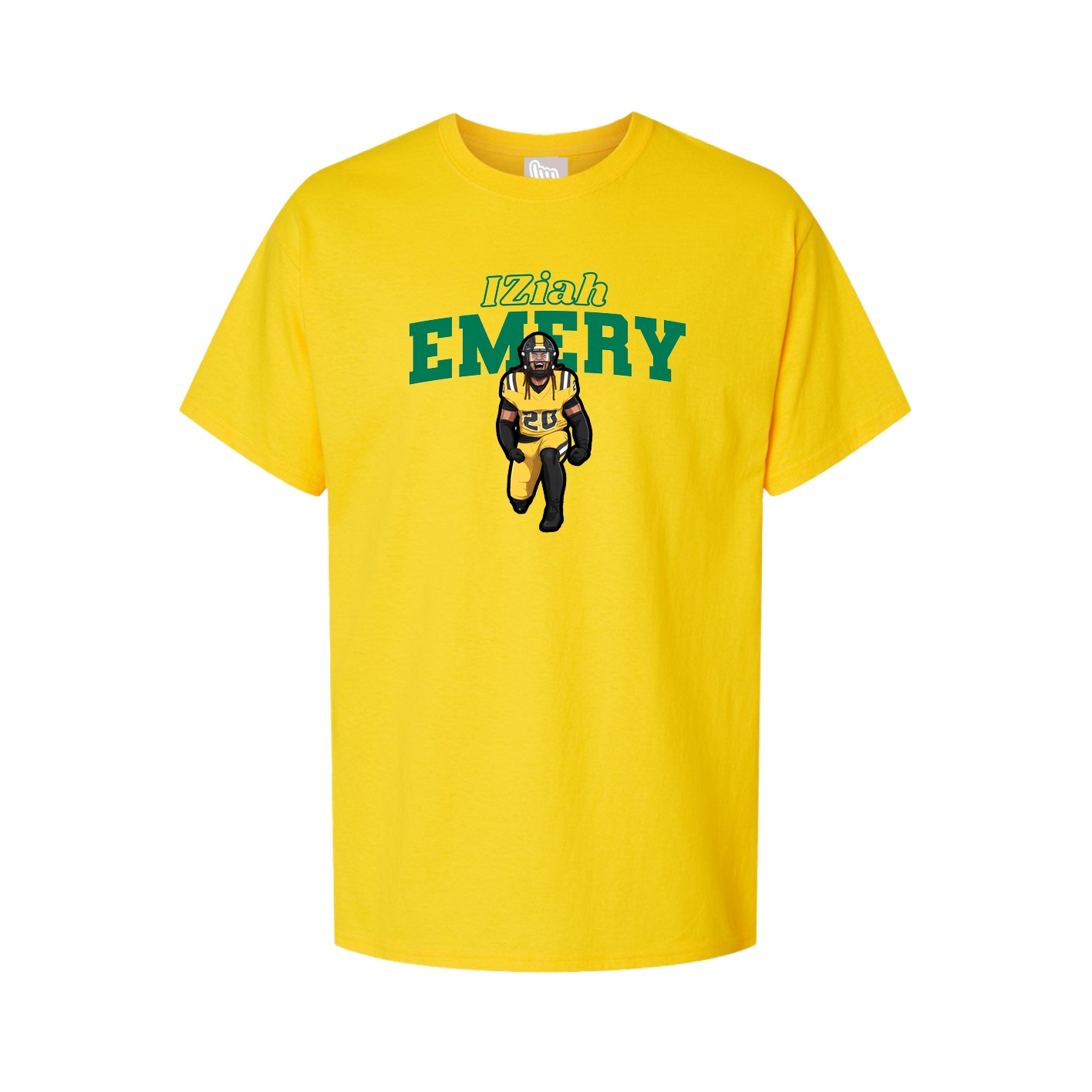 Youth Tee — Name Arch in Gold