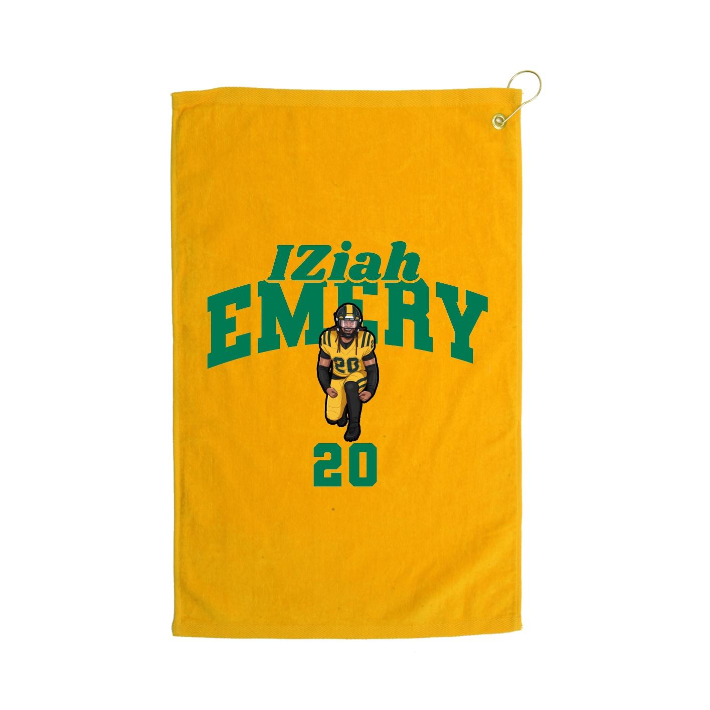 Golf Towel — Signature Arch in Gold