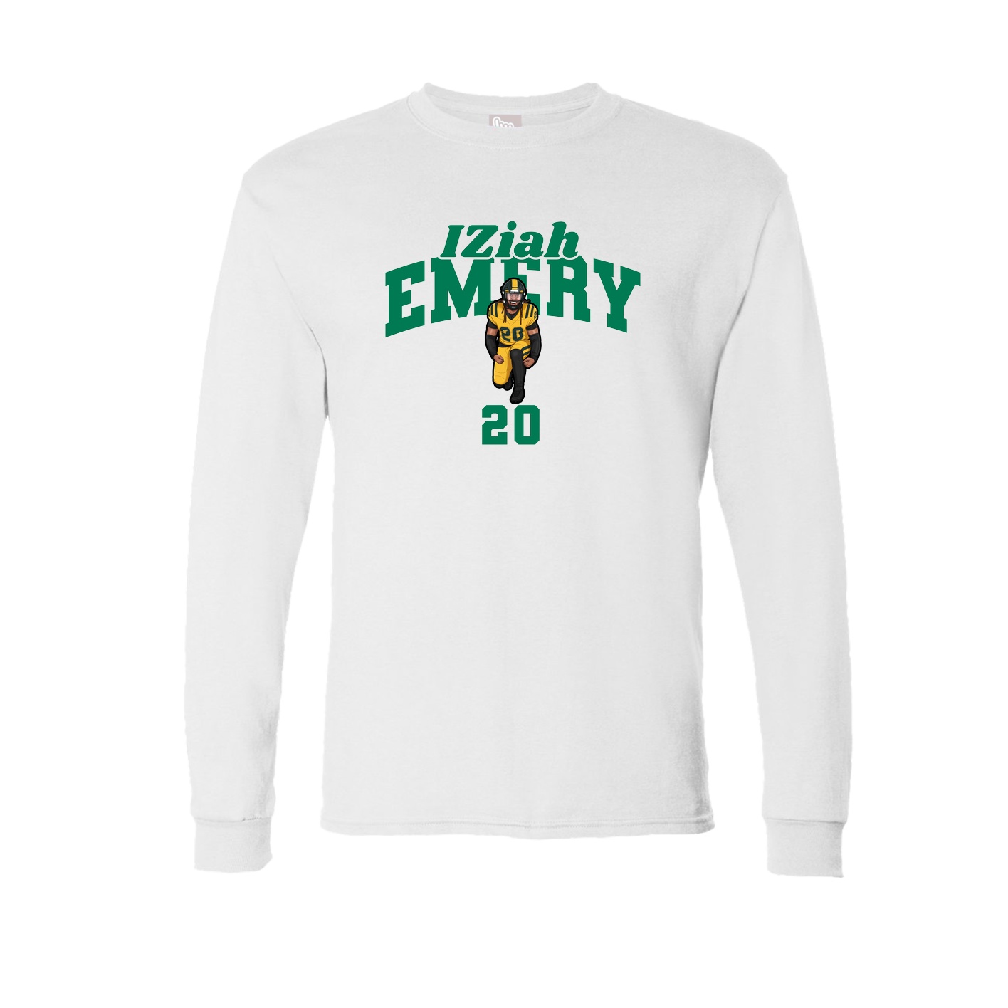 Long Sleeve Tee — Signature Arch in White