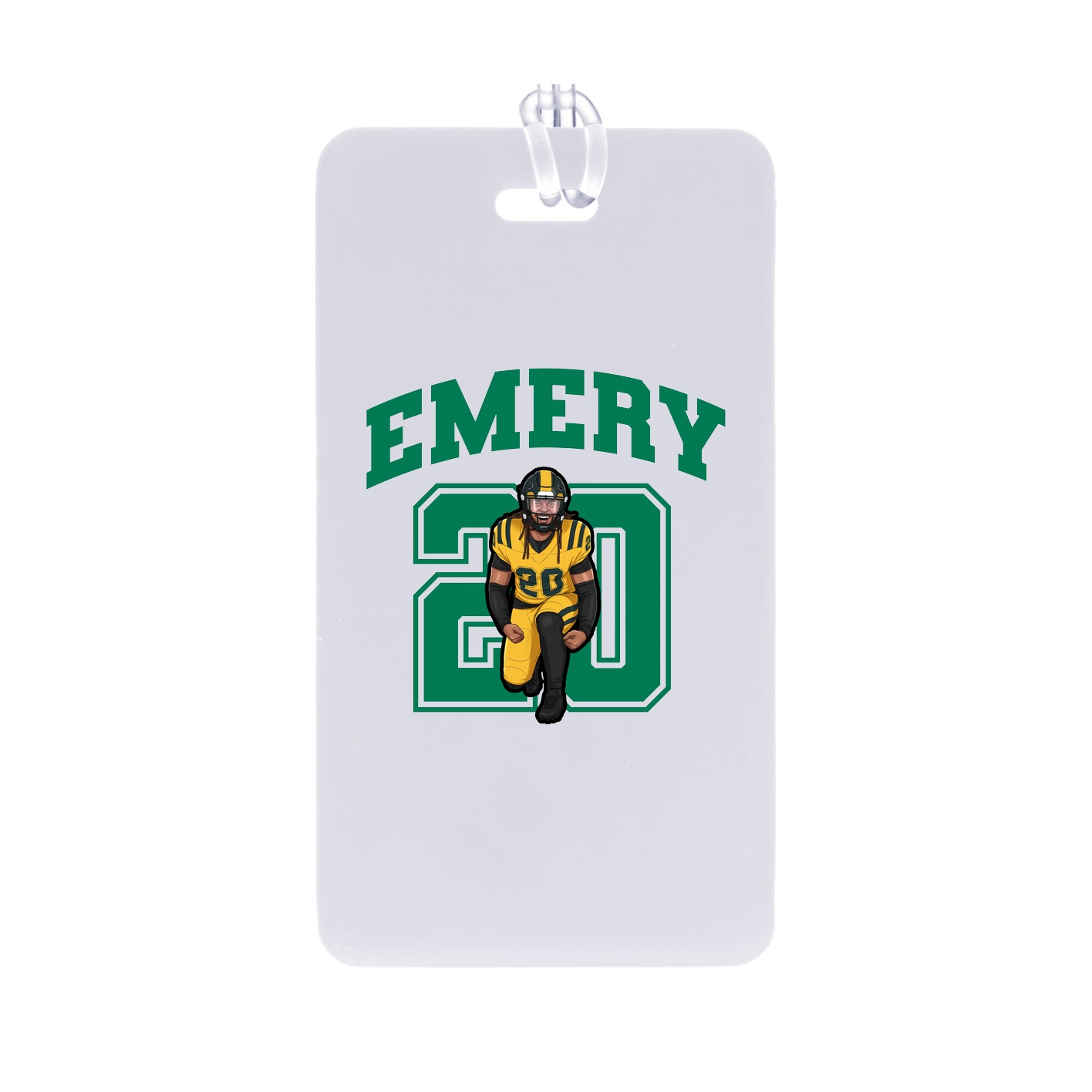 Bag Tag — Number in Classic