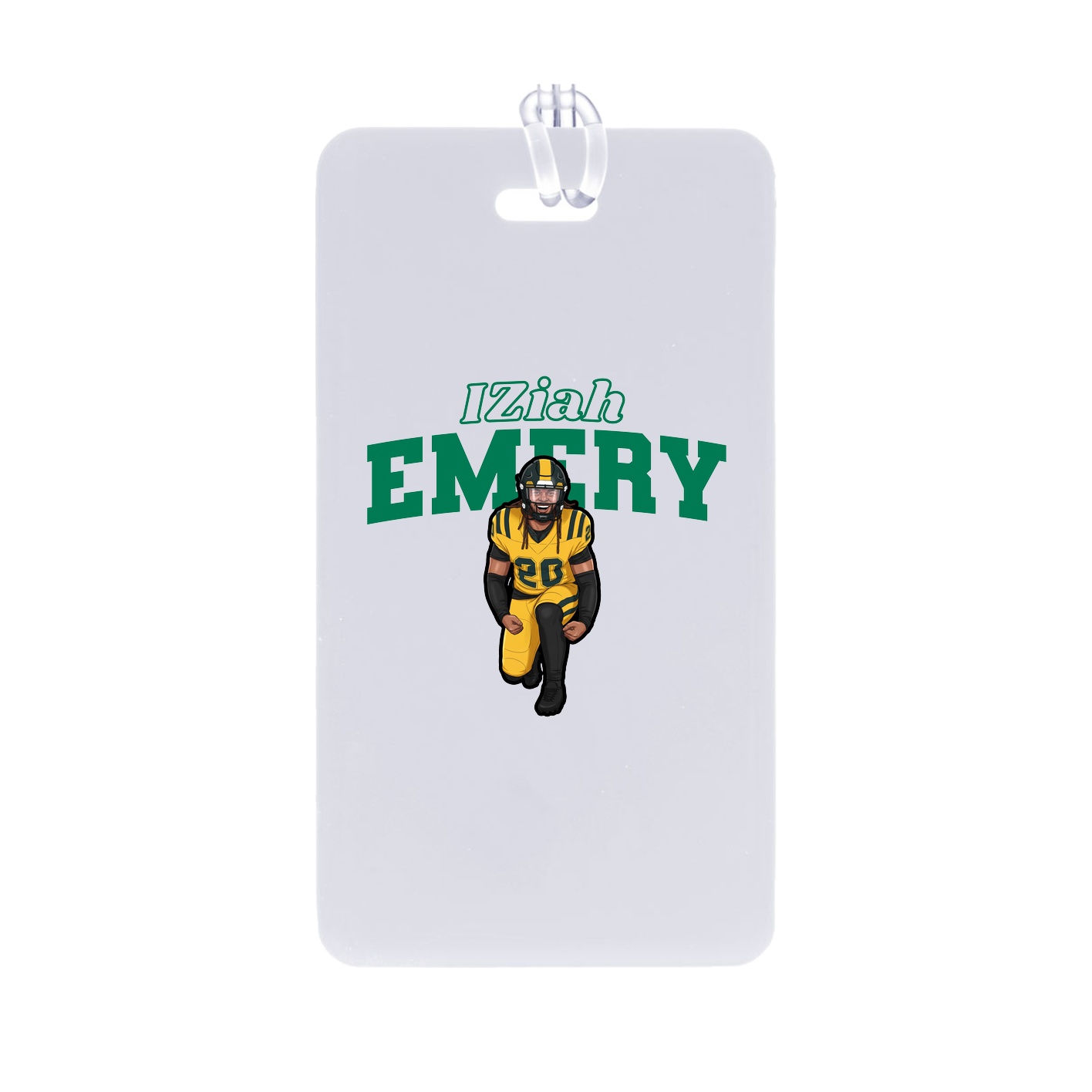 Bag Tag — Name Arch in Classic