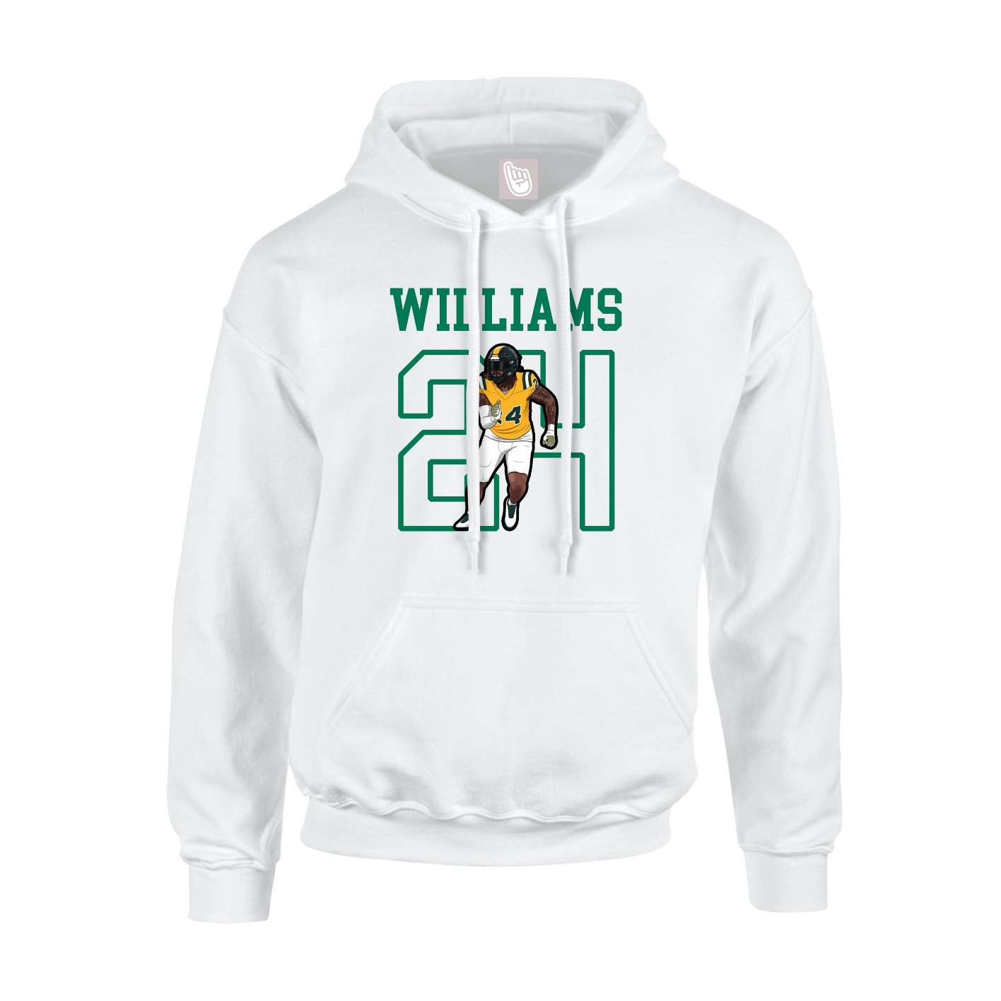 Hoodie — Shirsey in White