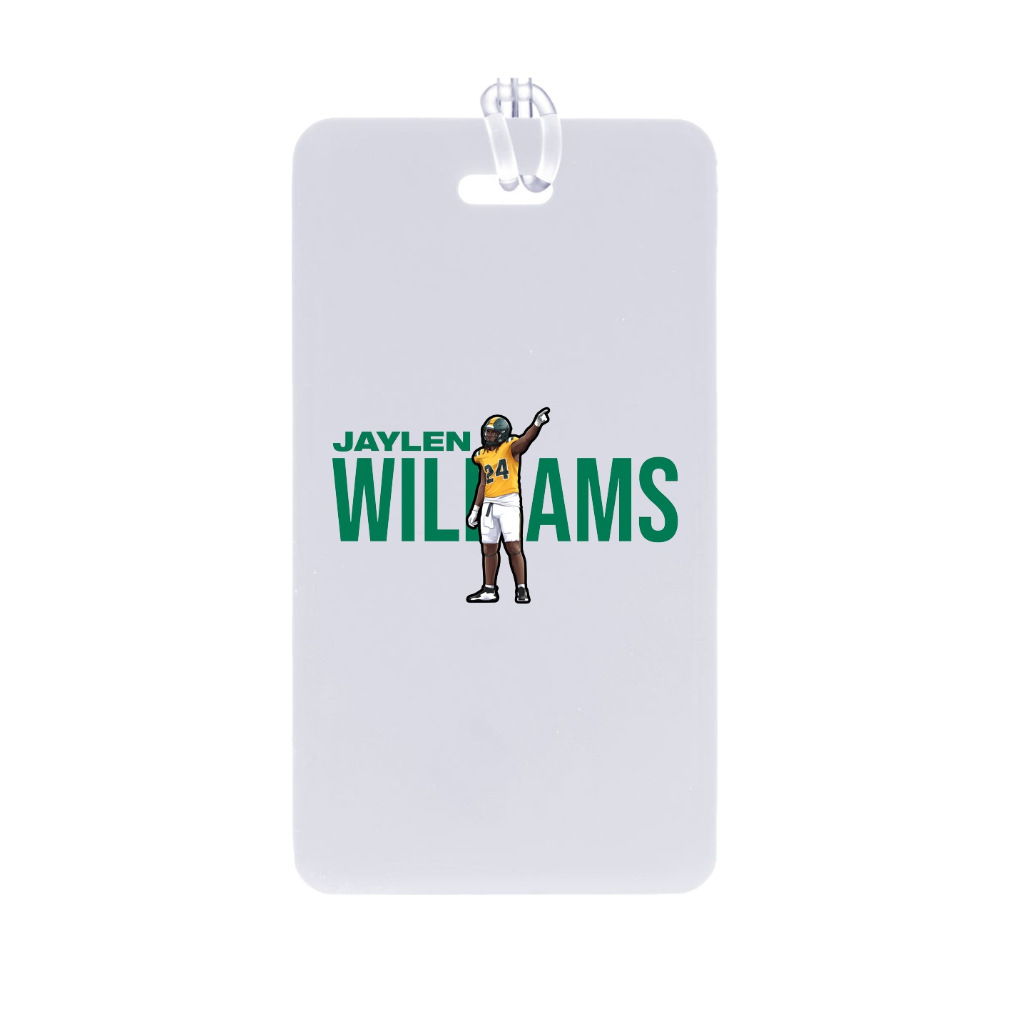 Bag Tag — Player Name in Classic