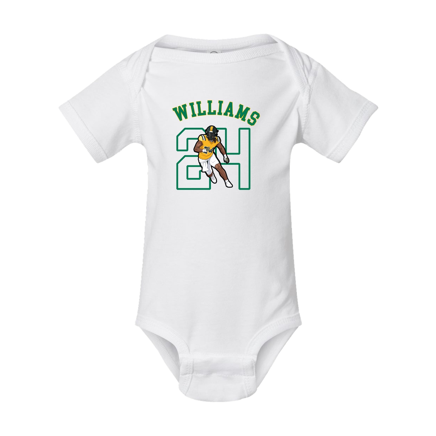 Baby Onesie — Shirsey Arch in White