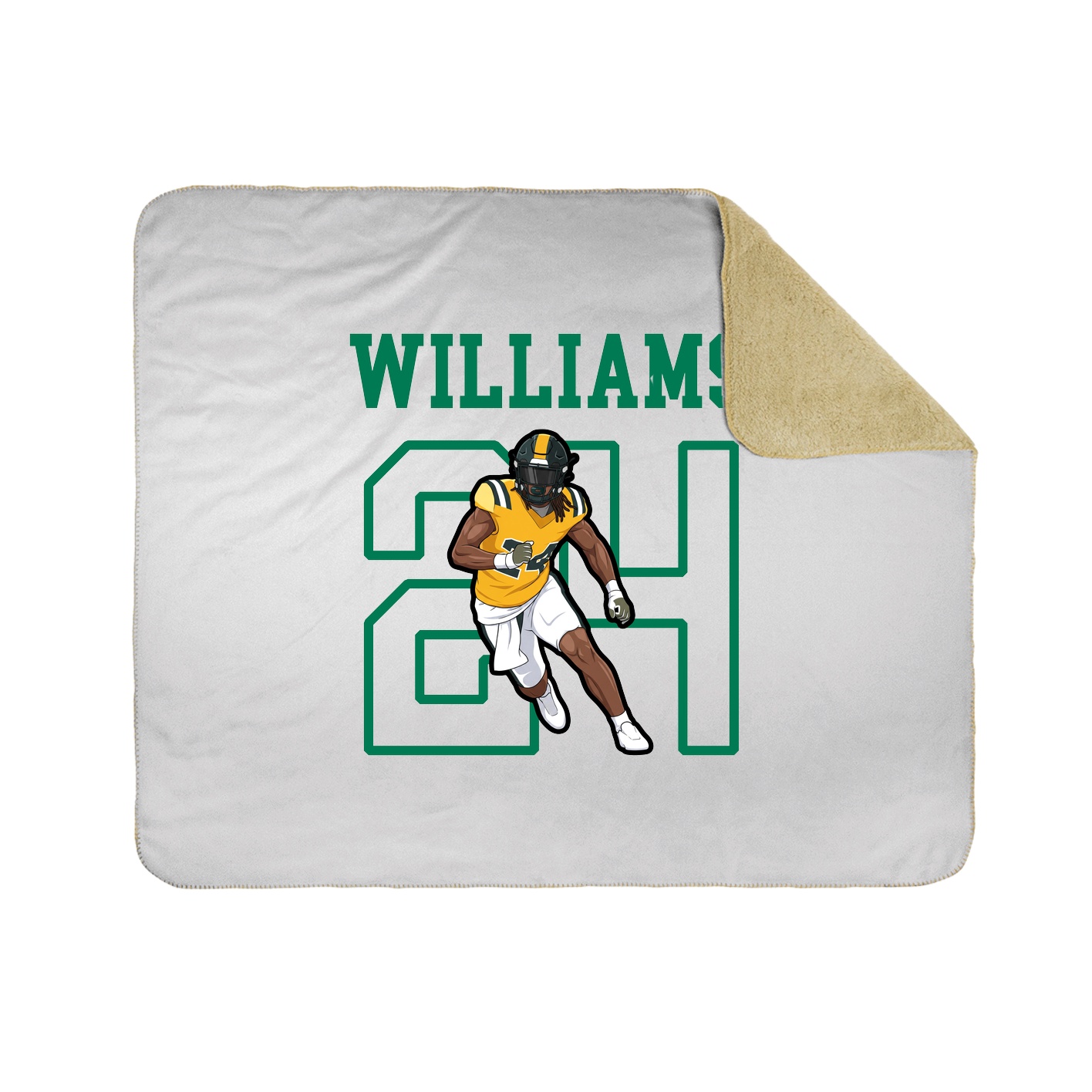 Throw Blanket — Shirsey in White
