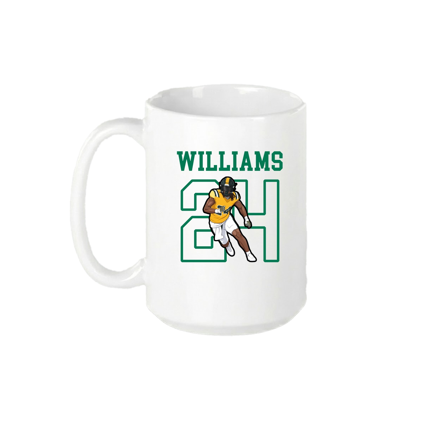 15oz Coffee Mug — Shirsey in White