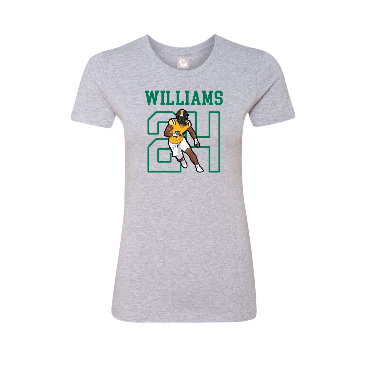 Fitted Women's Tee — Shirsey in Grey