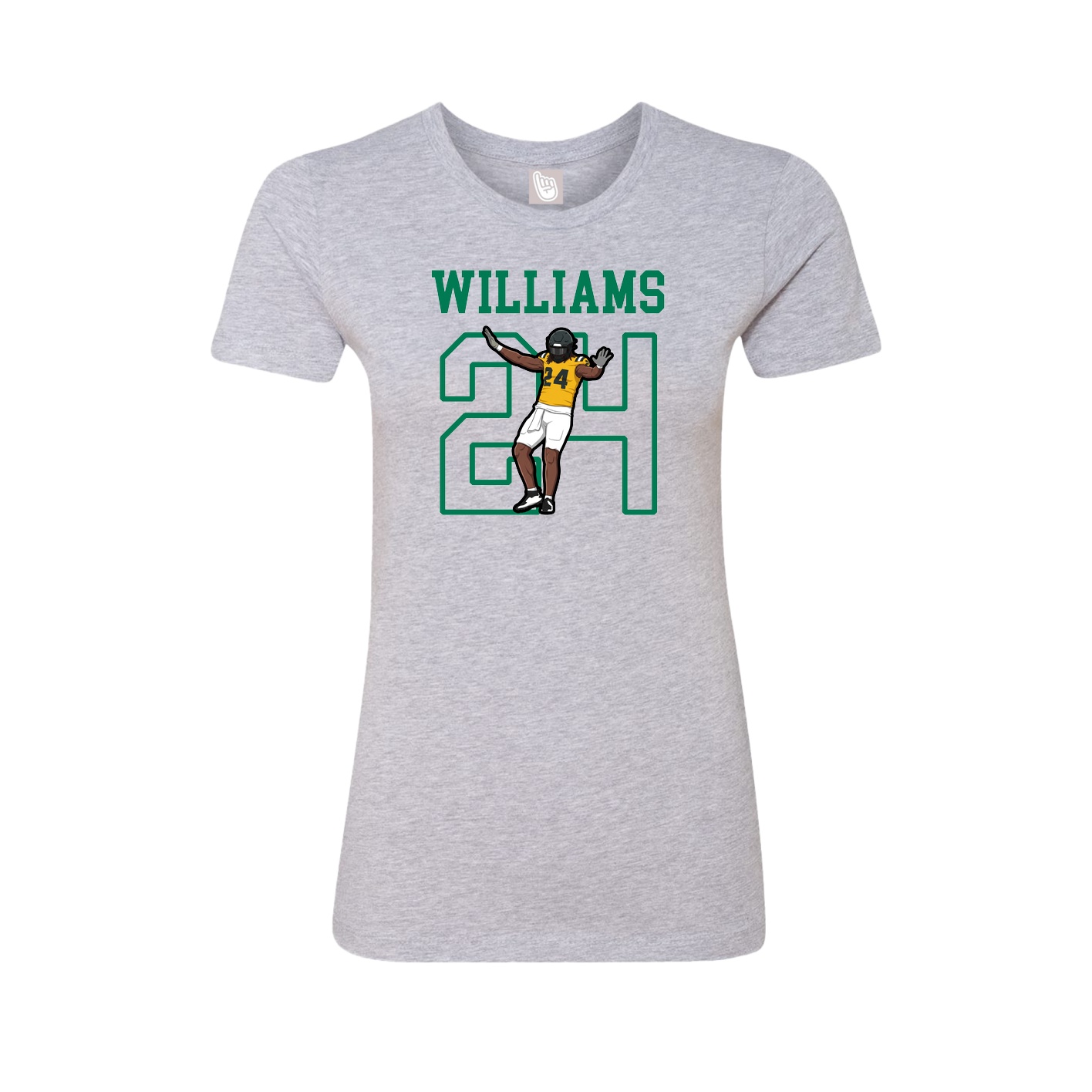 Fitted Women's Tee — Shirsey in Grey