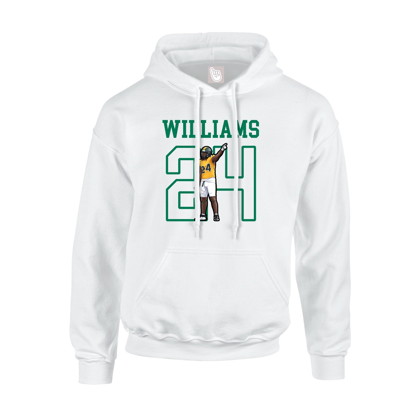Youth Hoodie — Shirsey in White
