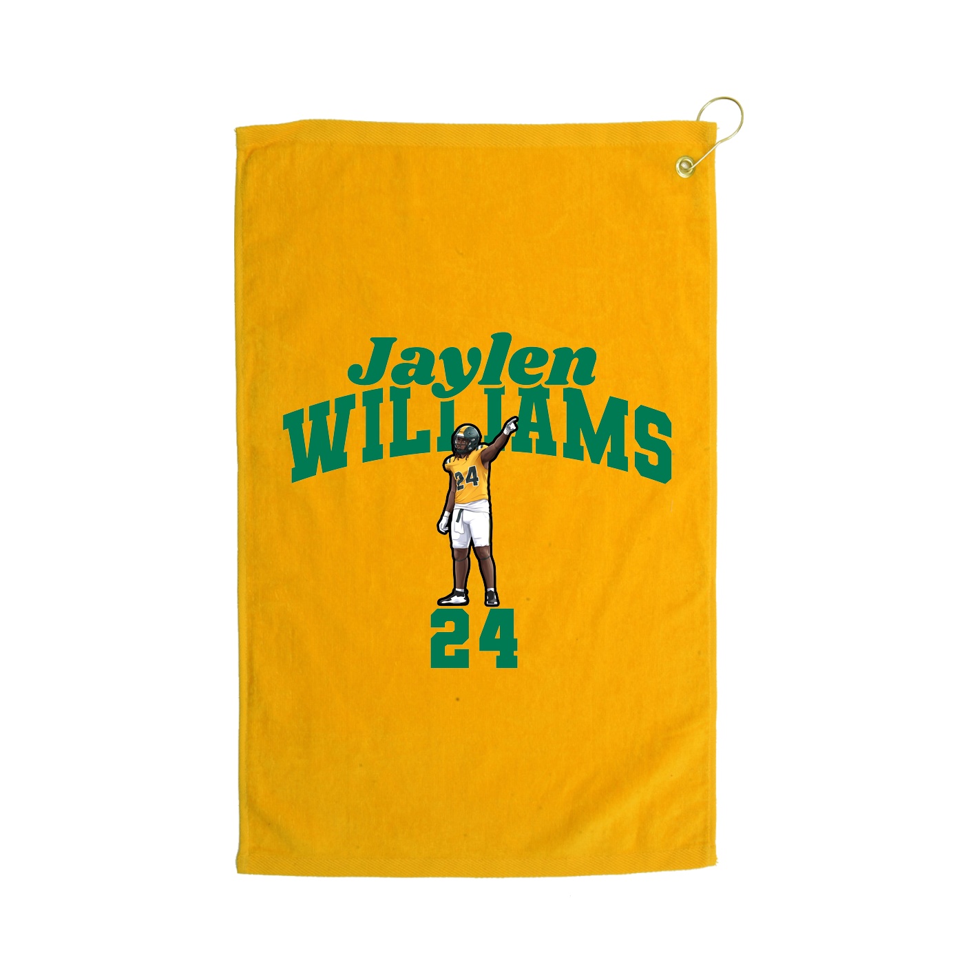 Golf Towel — Signature Arch in Gold