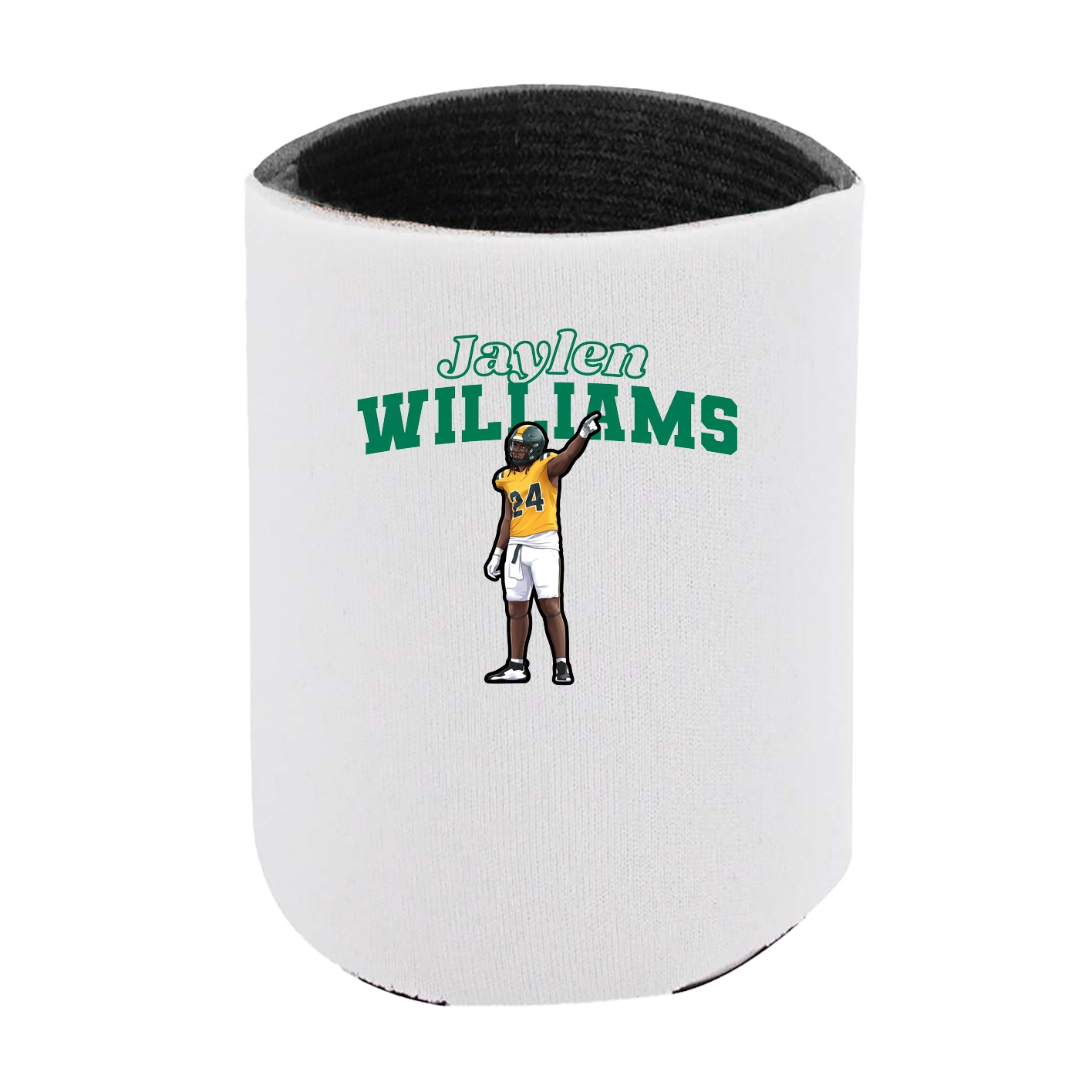 Can Holder — Name Arch in White
