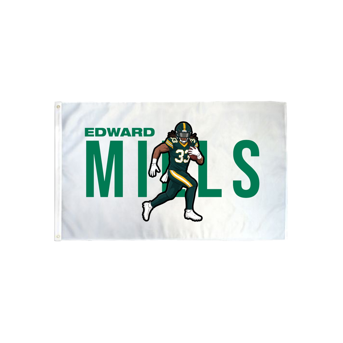 3x5 Flag — Player Name in Classic