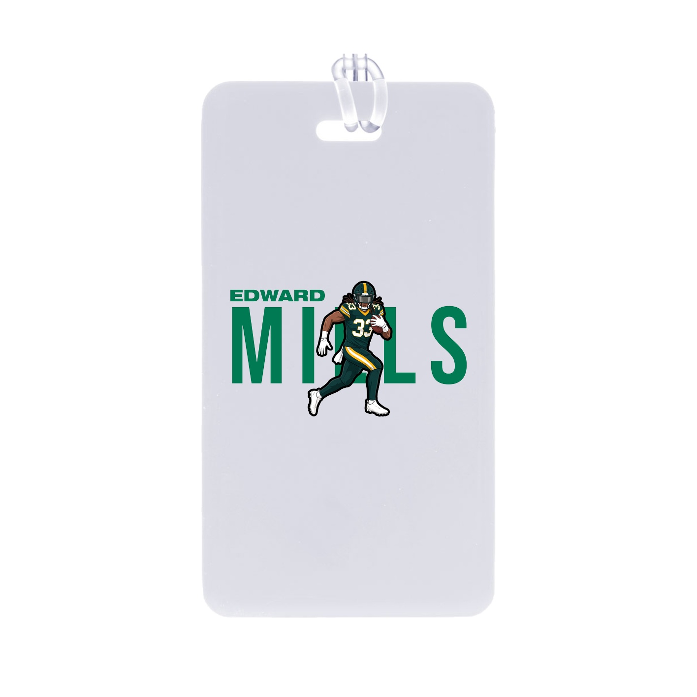Bag Tag — Player Name in Classic
