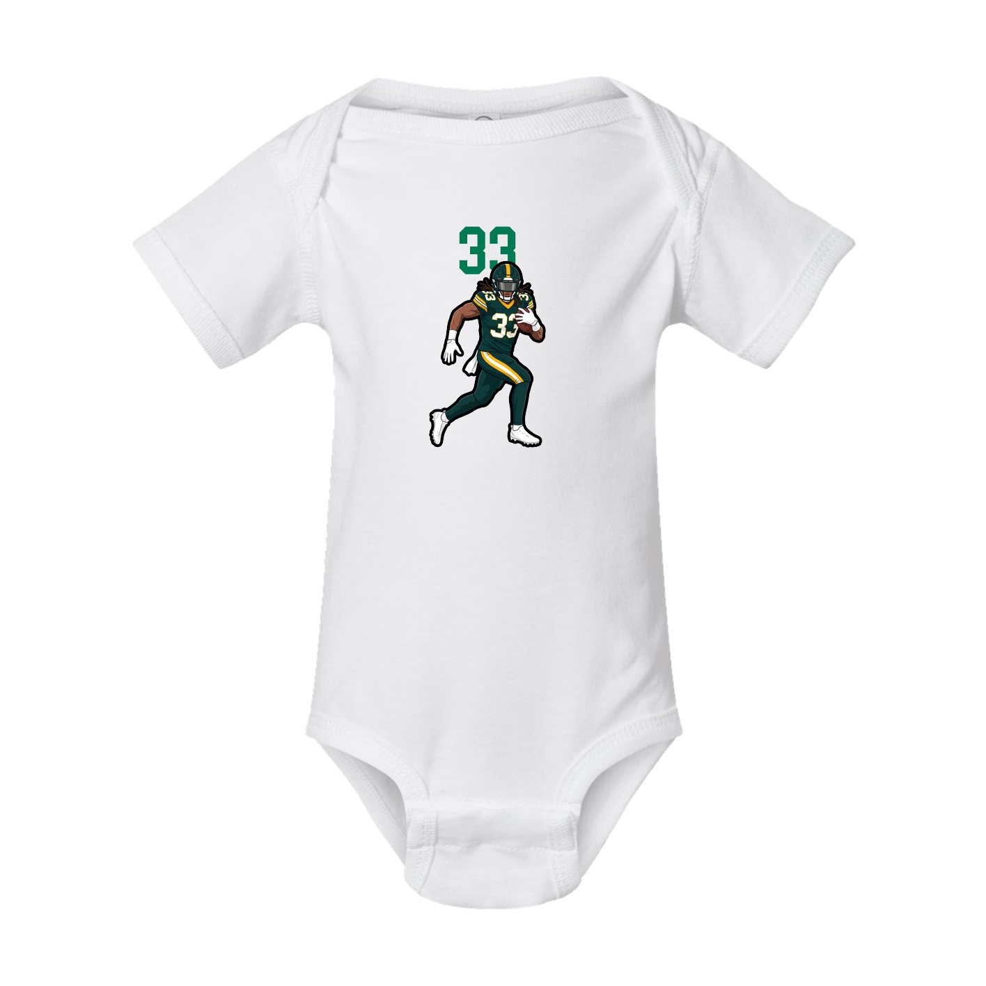 Baby Onesie — Number Top in White