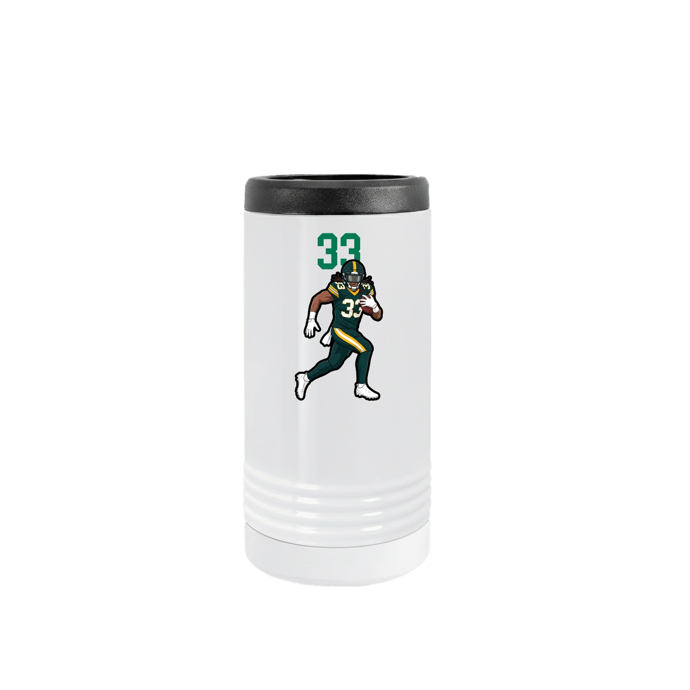 Slim Beverage Holder — Number Top in White