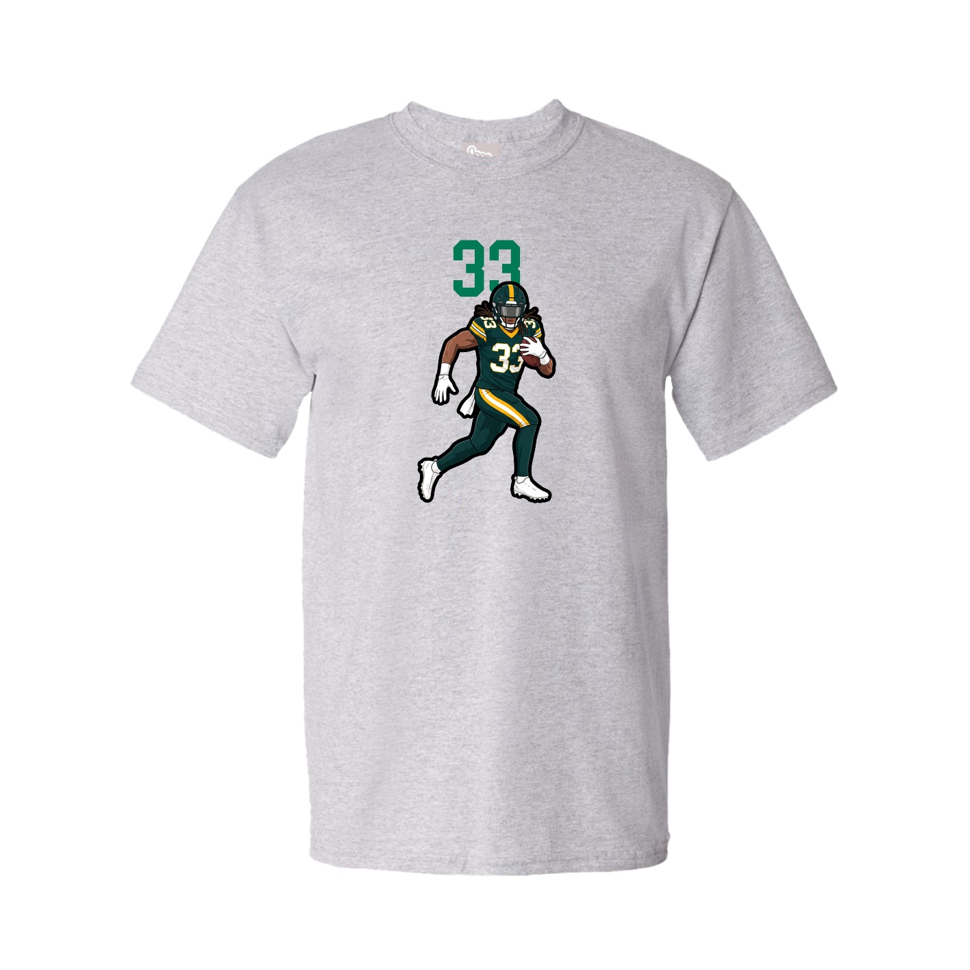 Youth Tee — Number Top in Grey